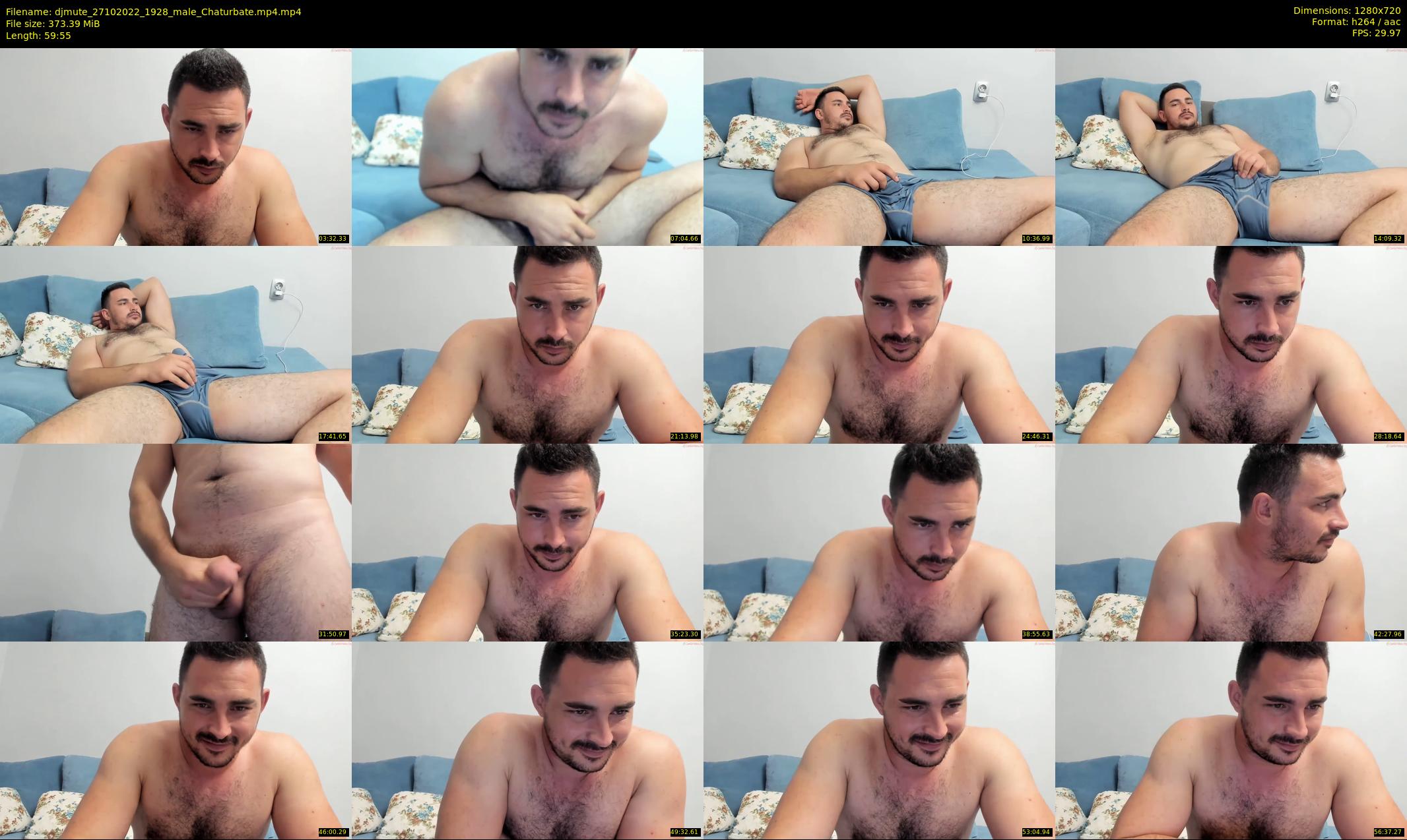 djmute — 60 minute Chaturbate male cam show recording, 720p, Oct 27, 2022