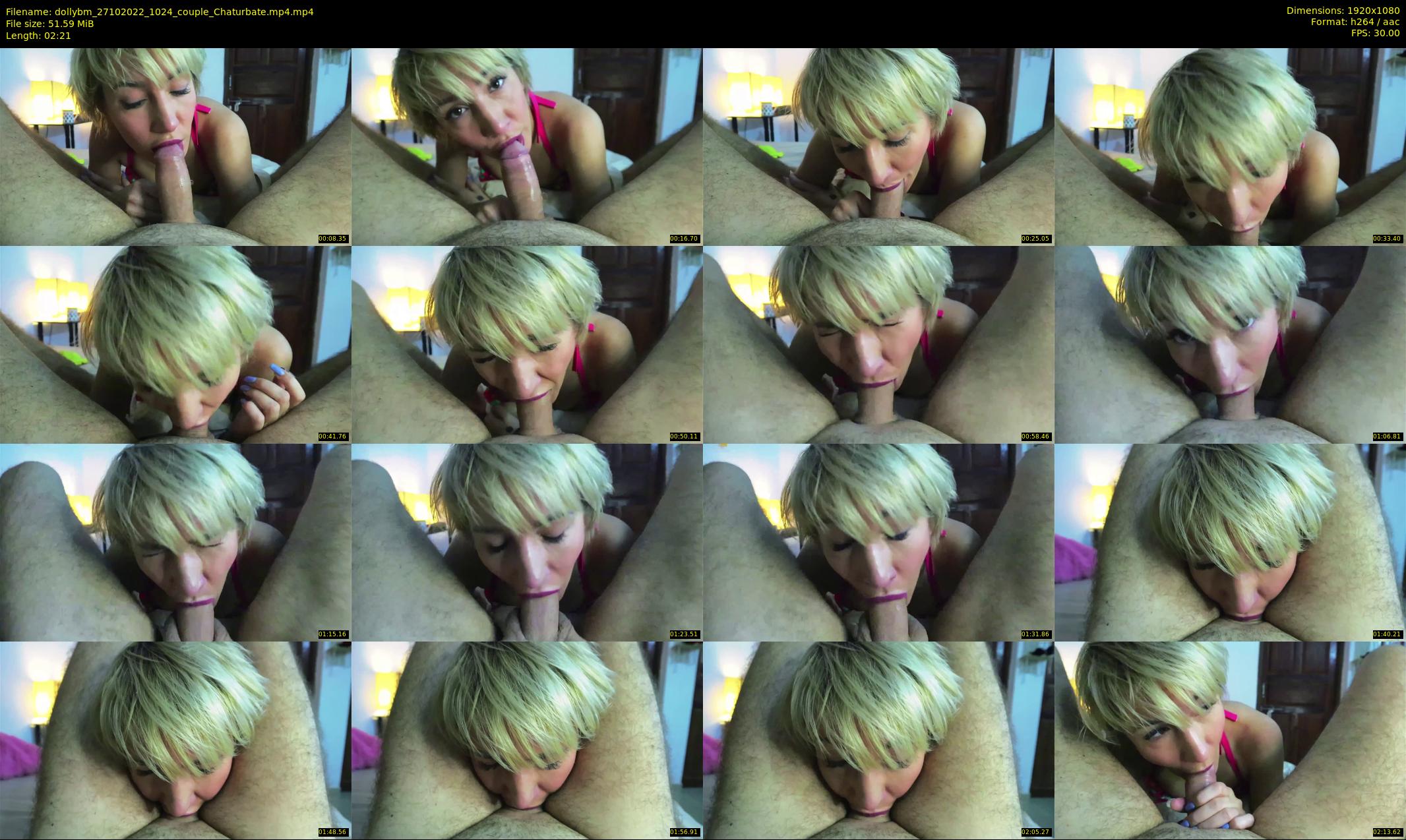 dollybm — 3 minute Chaturbate couple cam show recording, 1080p, Oct 27, 2022