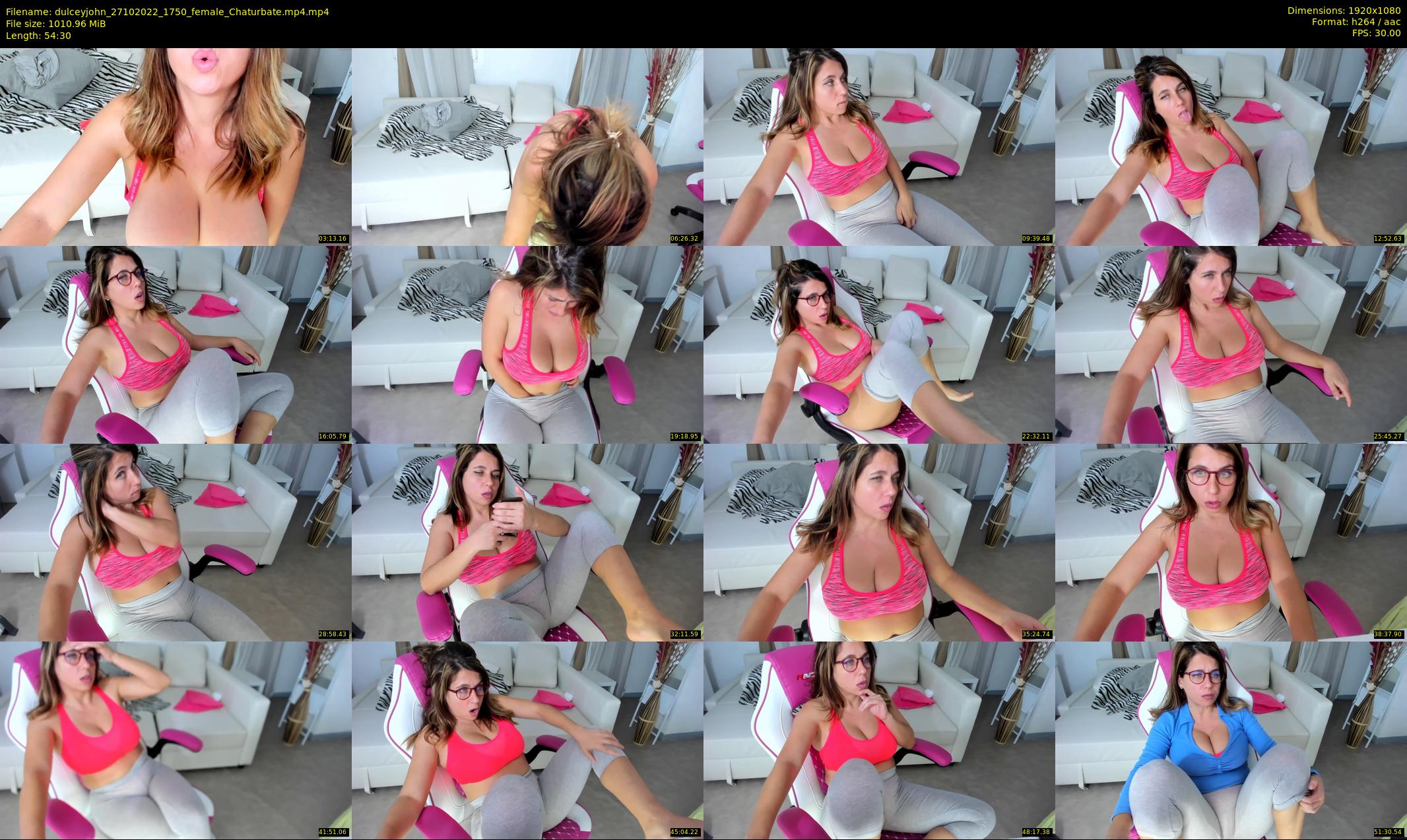 dulceyjohn — 55 minute Chaturbate female cam show recording, 1080p, Oct 27, 2022