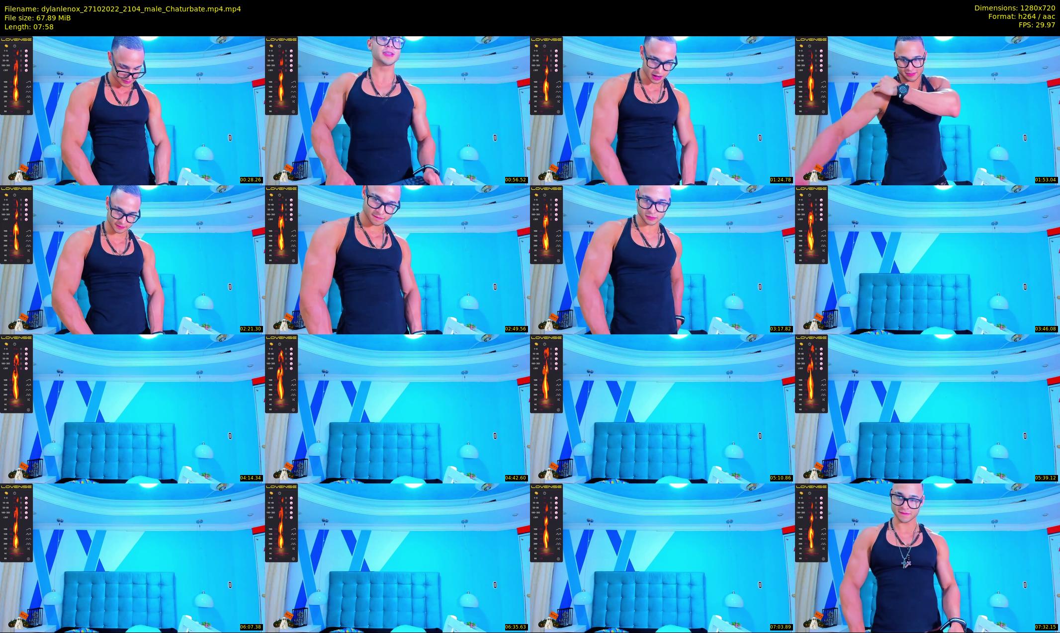 dylanlenox — 8 minute Chaturbate male cam show recording, 720p, Oct 27, 2022