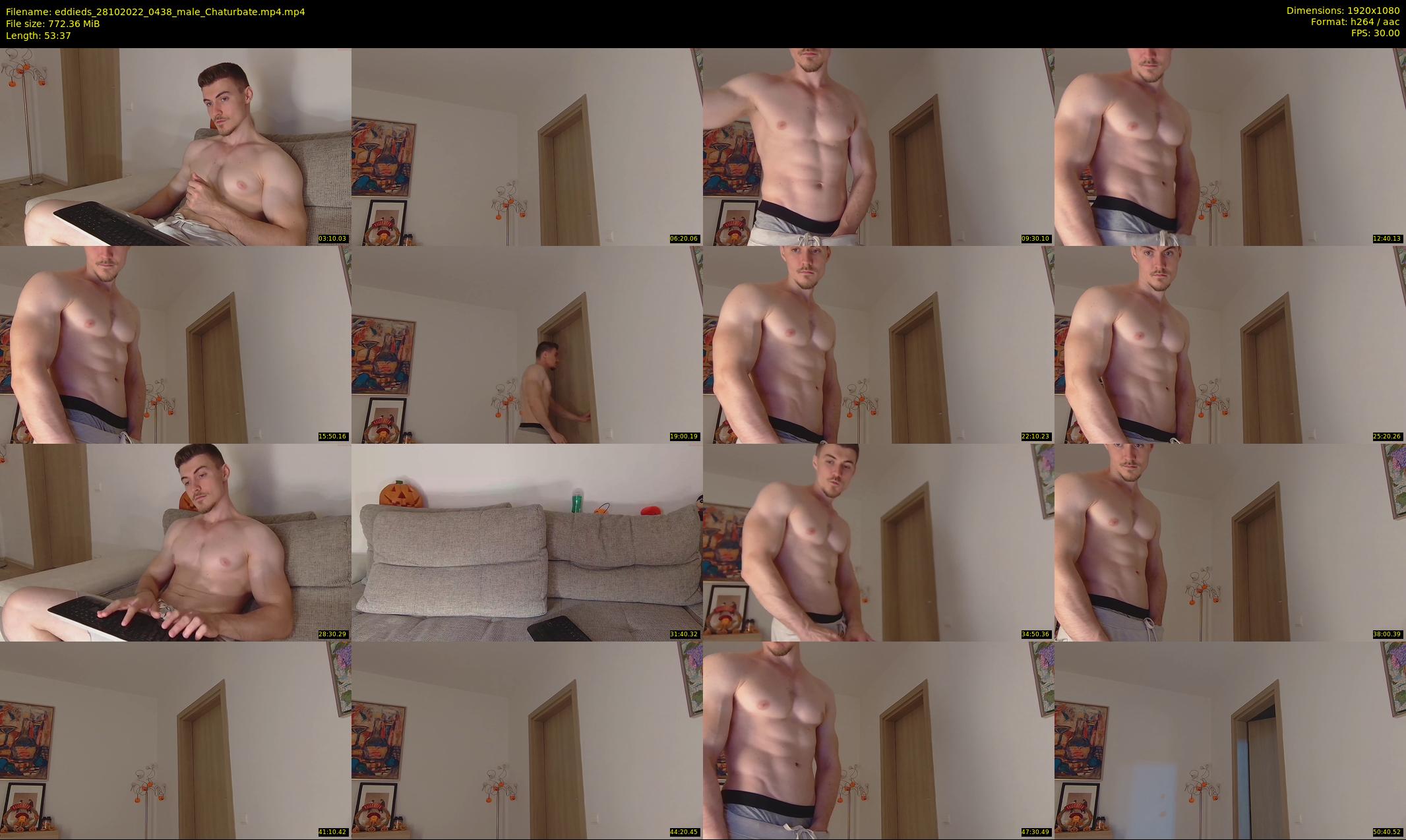 eddieds — 54 minute Chaturbate male cam show recording, 1080p, Oct 28, 2022