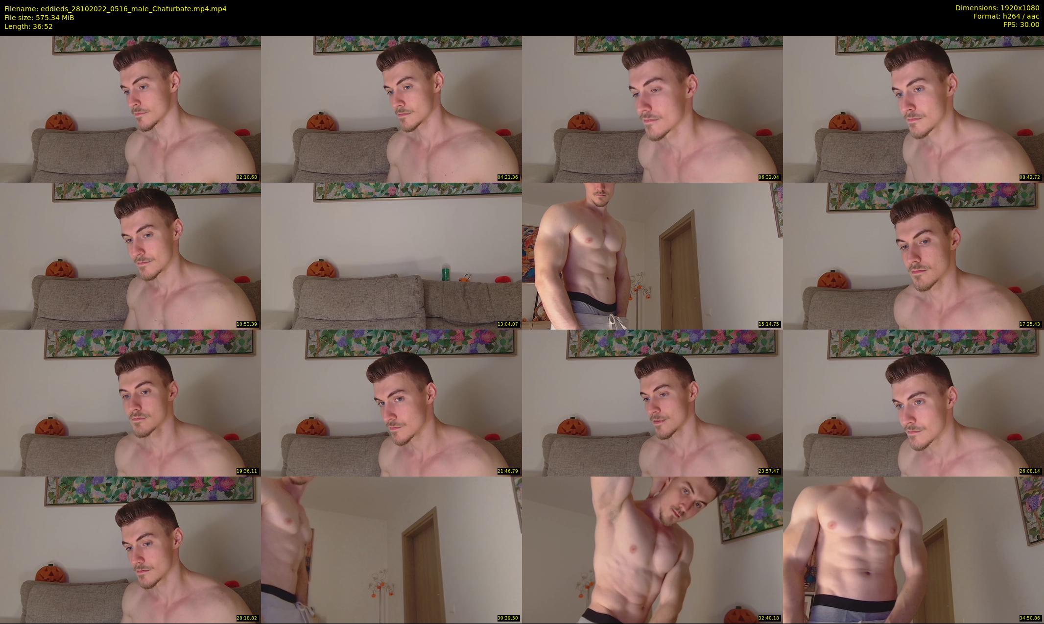 eddieds — 37 minute Chaturbate male cam show recording, 1080p, Oct 28, 2022