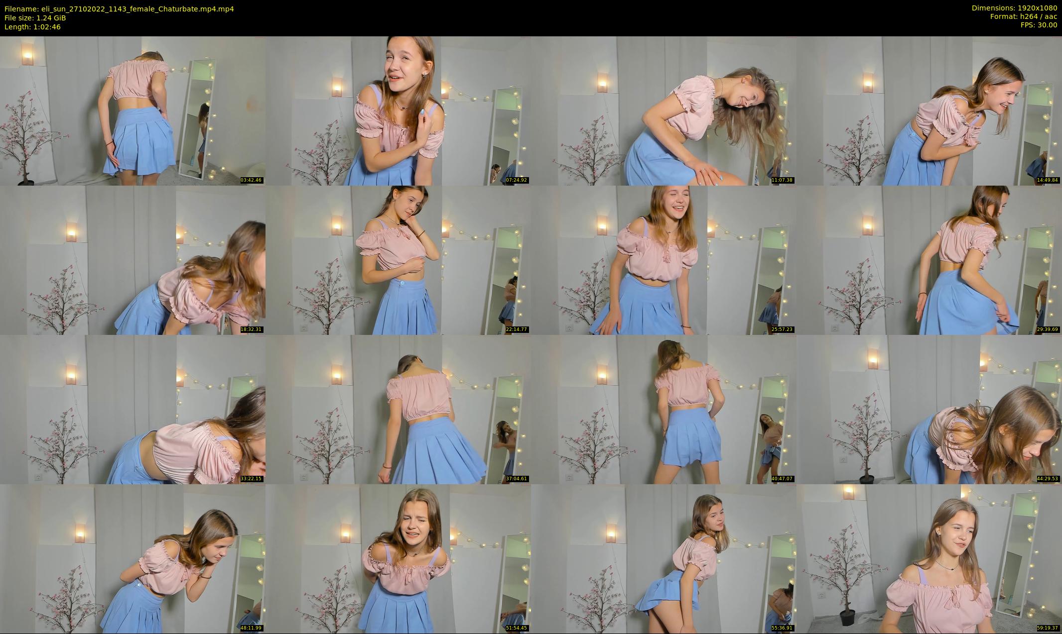 eli_sun — 63 minute Chaturbate female cam show recording, 1080p, Oct 27, 2022
