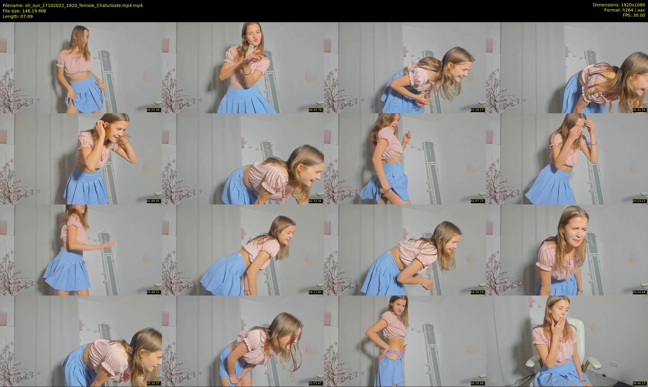 eli_sun — 8 minute Chaturbate female cam show recording, 1080p, Oct 27, 2022
