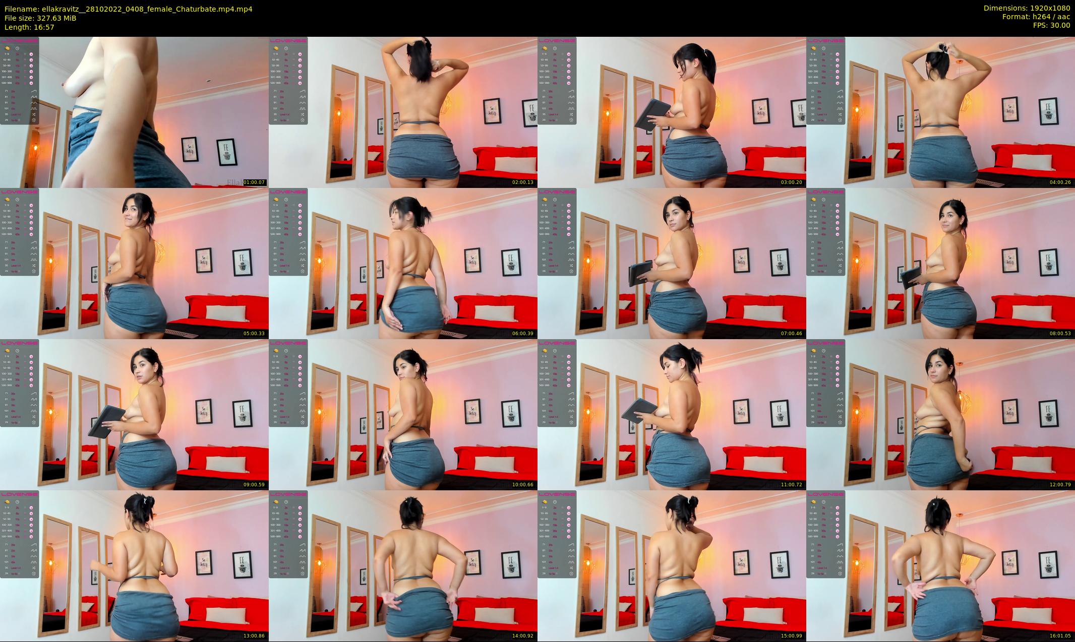 ellakravitz_ — 17 minute Chaturbate female cam show recording, 1080p, Oct 28, 2022