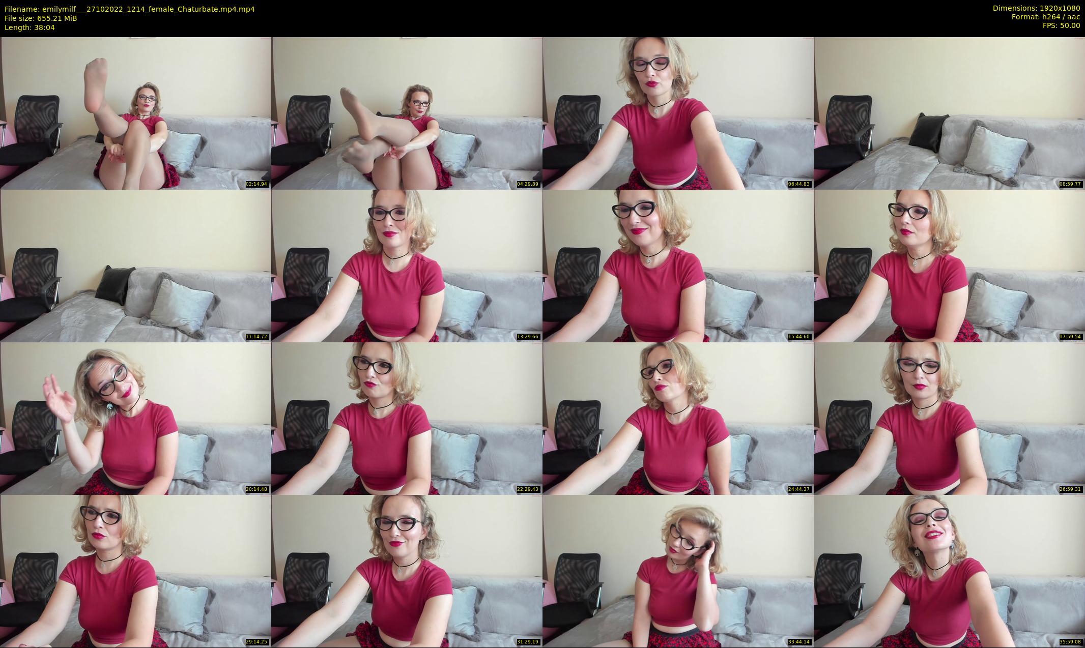 emilymilf__ — 39 minute Chaturbate female cam show recording, 1080p, Oct 27, 2022