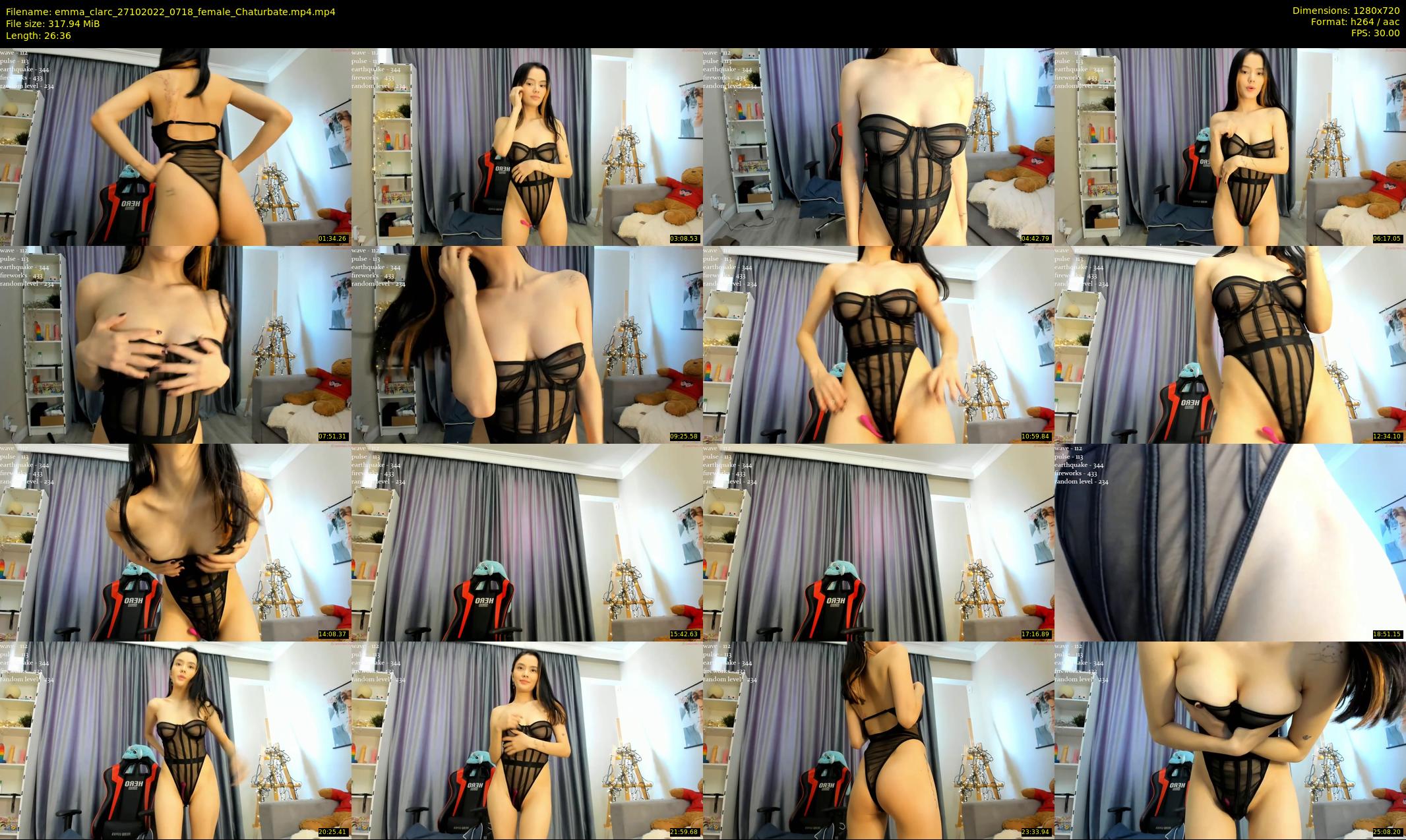 emma_clarc — 27 minute Chaturbate female cam show recording, 720p, Oct 27, 2022