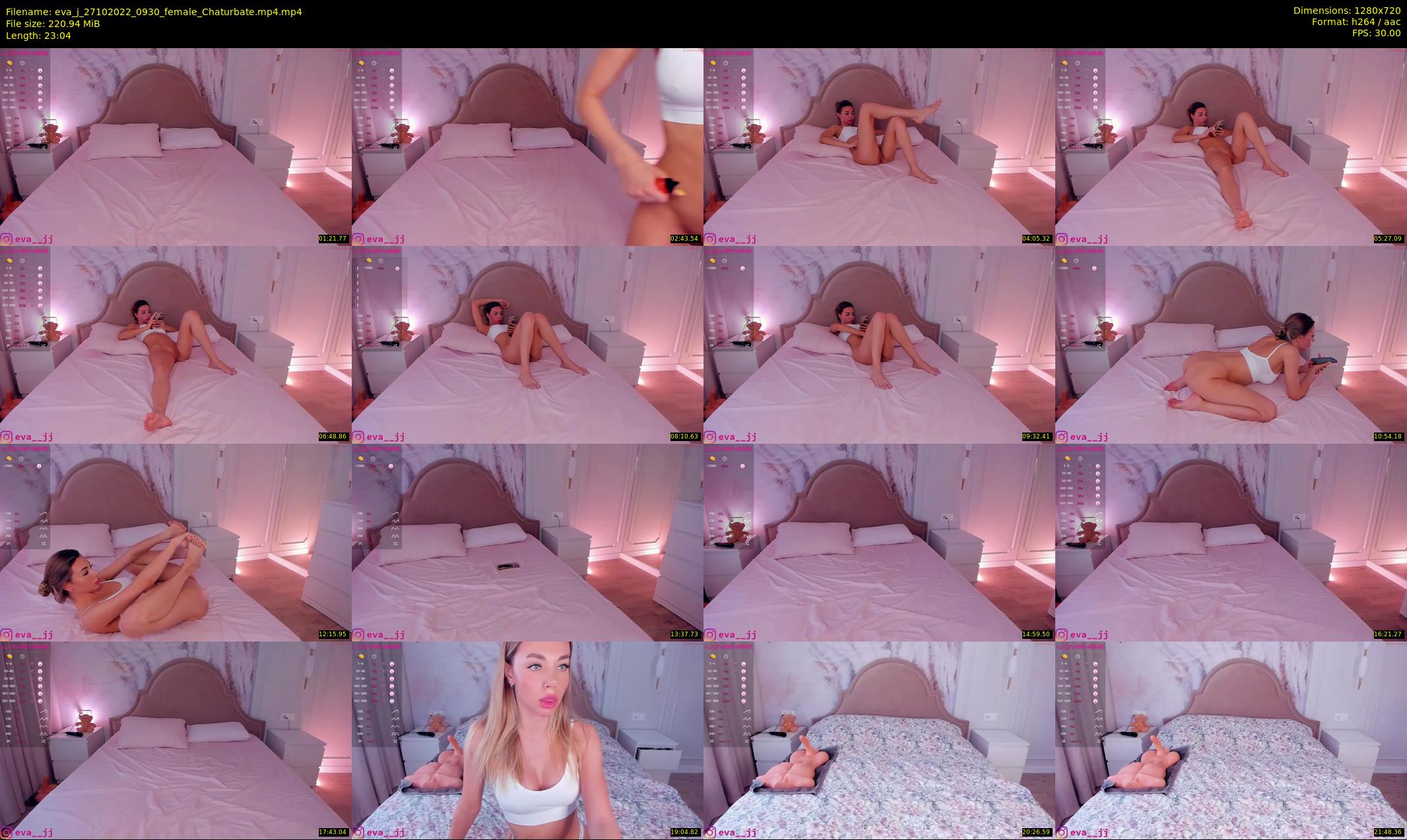 eva_j — 24 minute Chaturbate female cam show recording, 720p, Oct 27, 2022