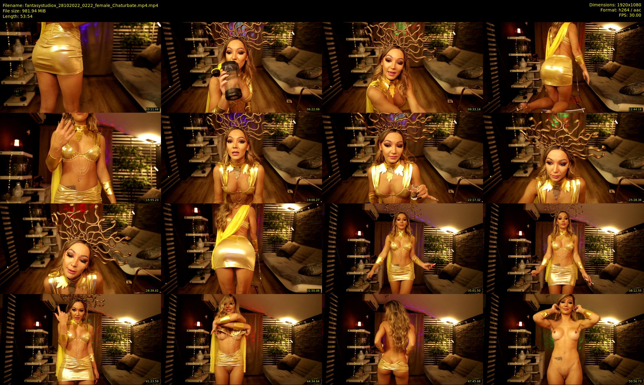 fantasystudiox — 54 minute Chaturbate female cam show recording, 1080p, Oct 28, 2022