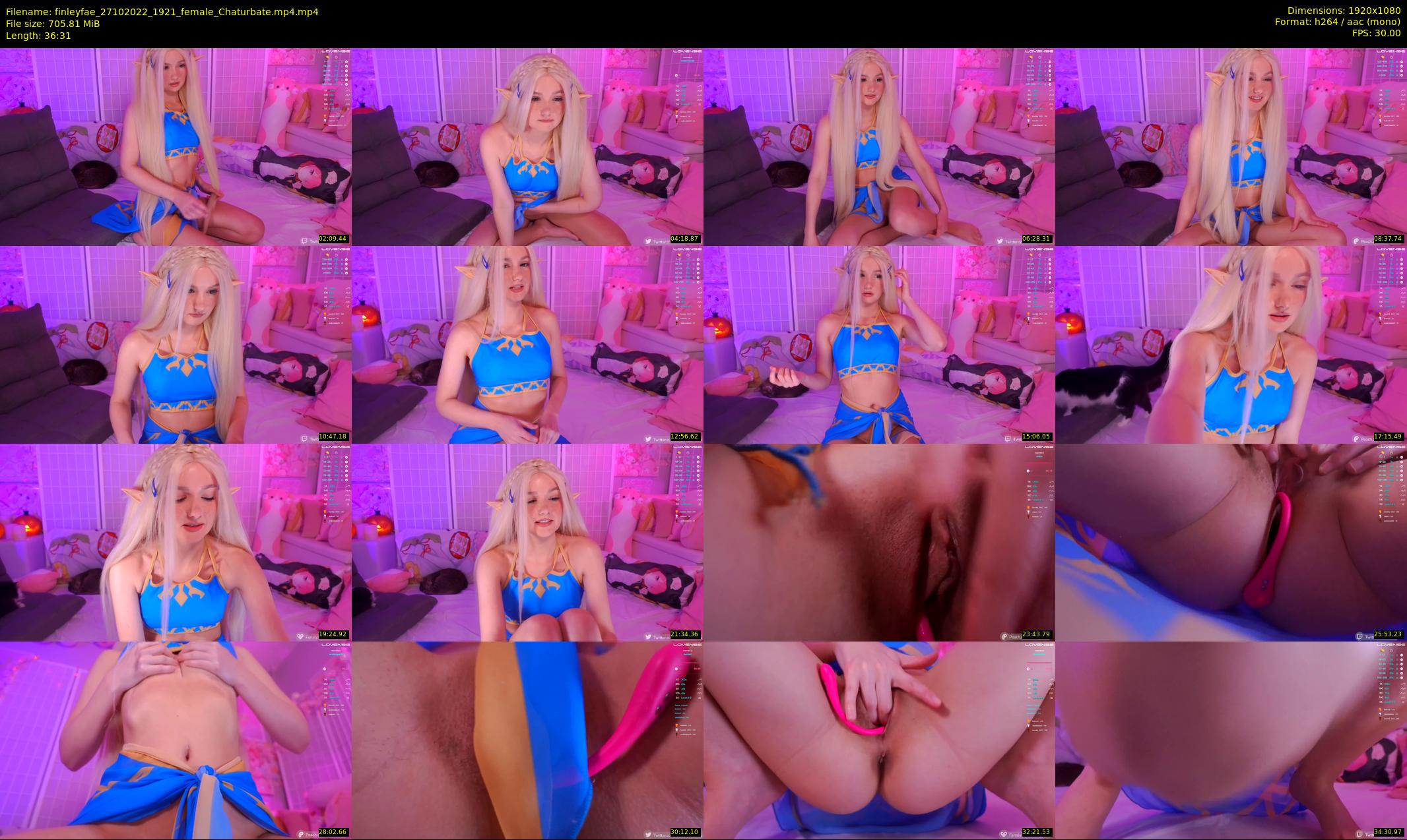 finleyfae — 37 minute Chaturbate female cam show recording, 1080p, Oct 27, 2022