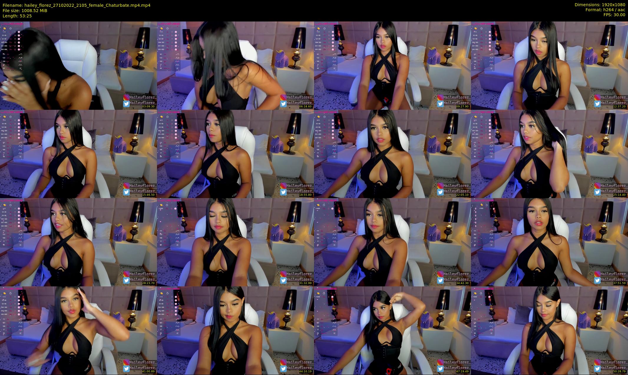hailey_florez — 54 minute Chaturbate female cam show recording, 1080p, Oct 27, 2022