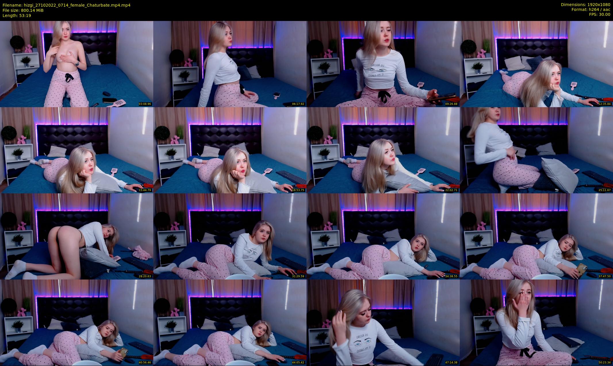 hizgi — 54 minute Chaturbate couple cam show recording, 1080p, Oct 27, 2022