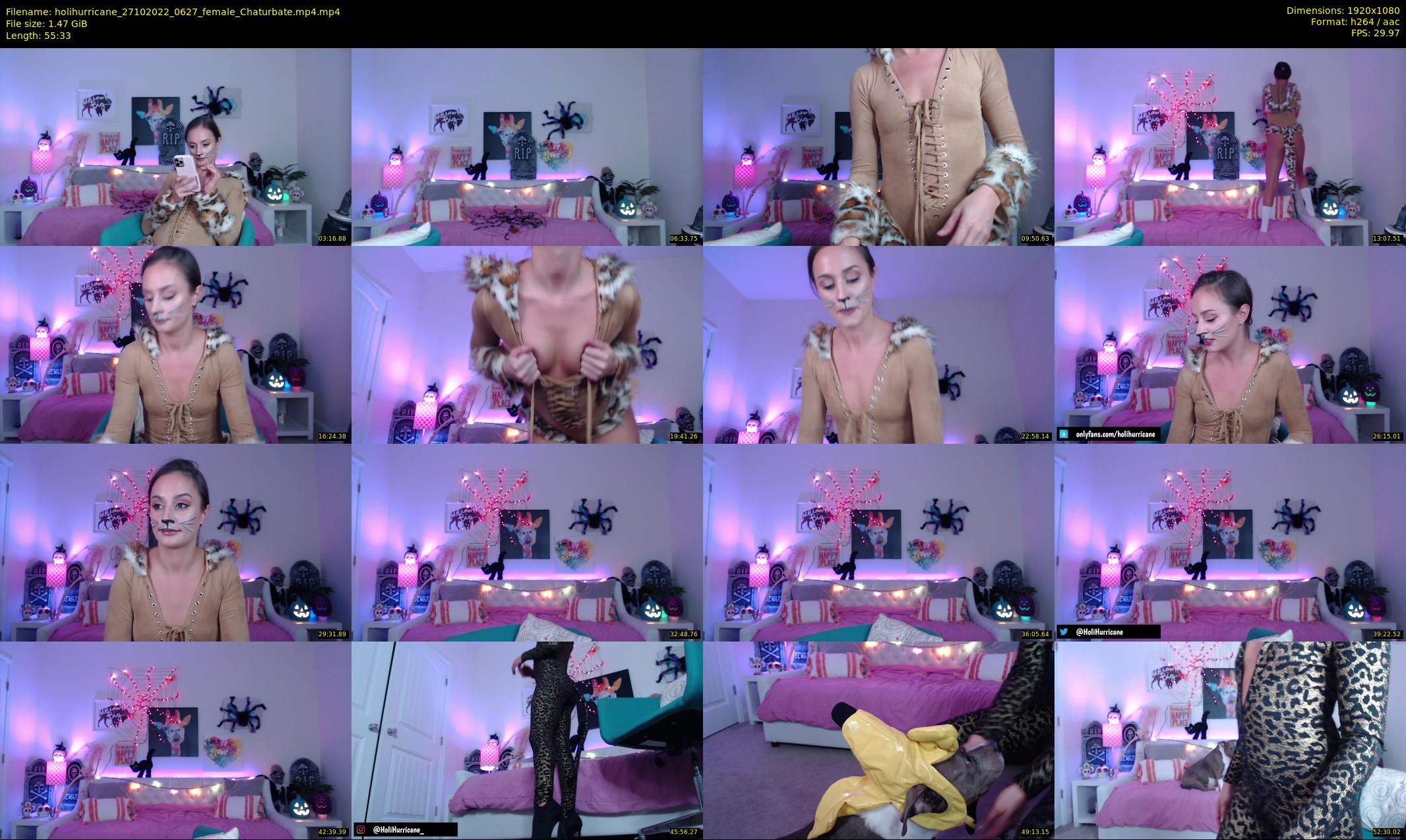 holihurricane — 56 minute Chaturbate female cam show recording, 1080p, Oct 27, 2022