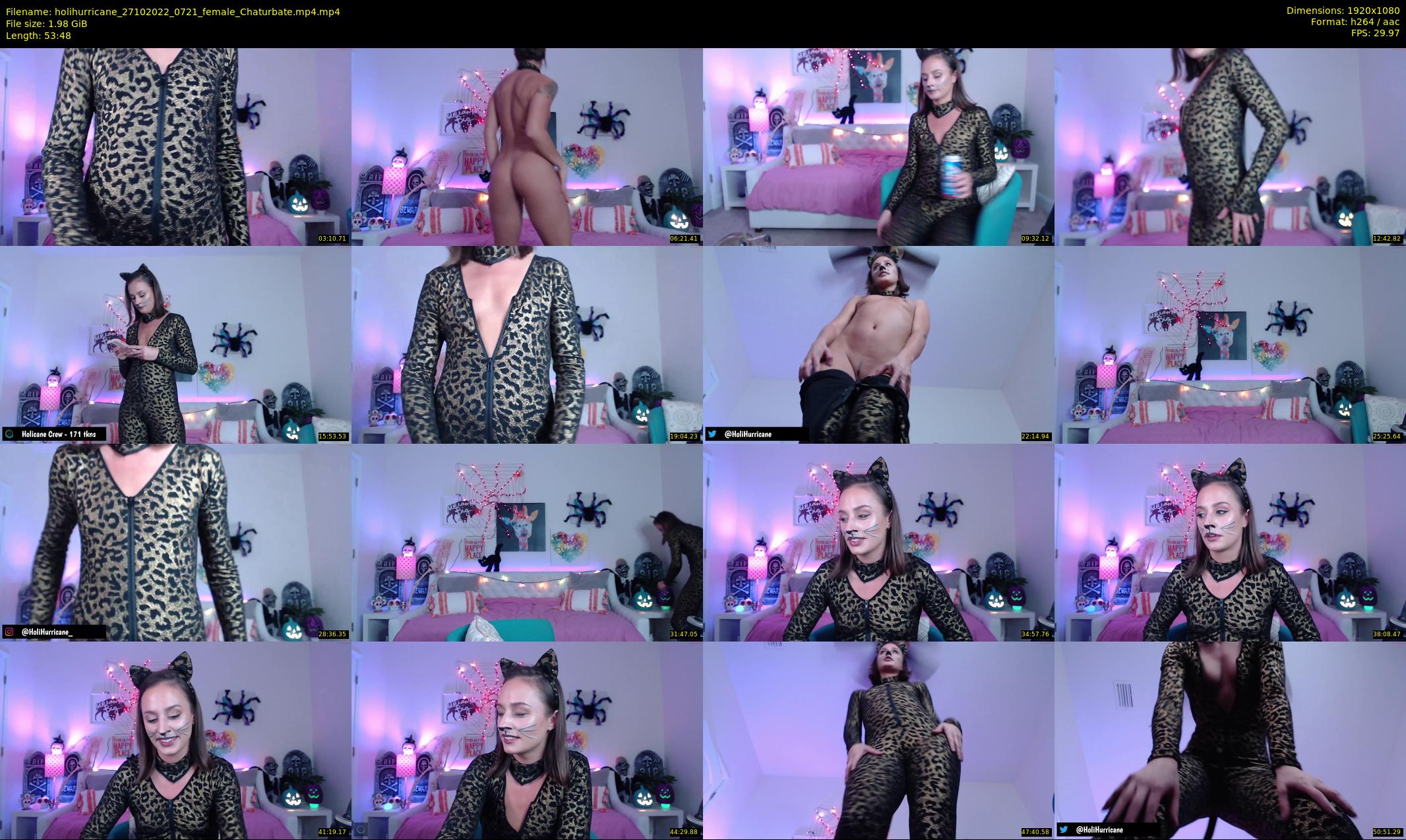 holihurricane — 54 minute Chaturbate female cam show recording, 1080p, Oct 27, 2022