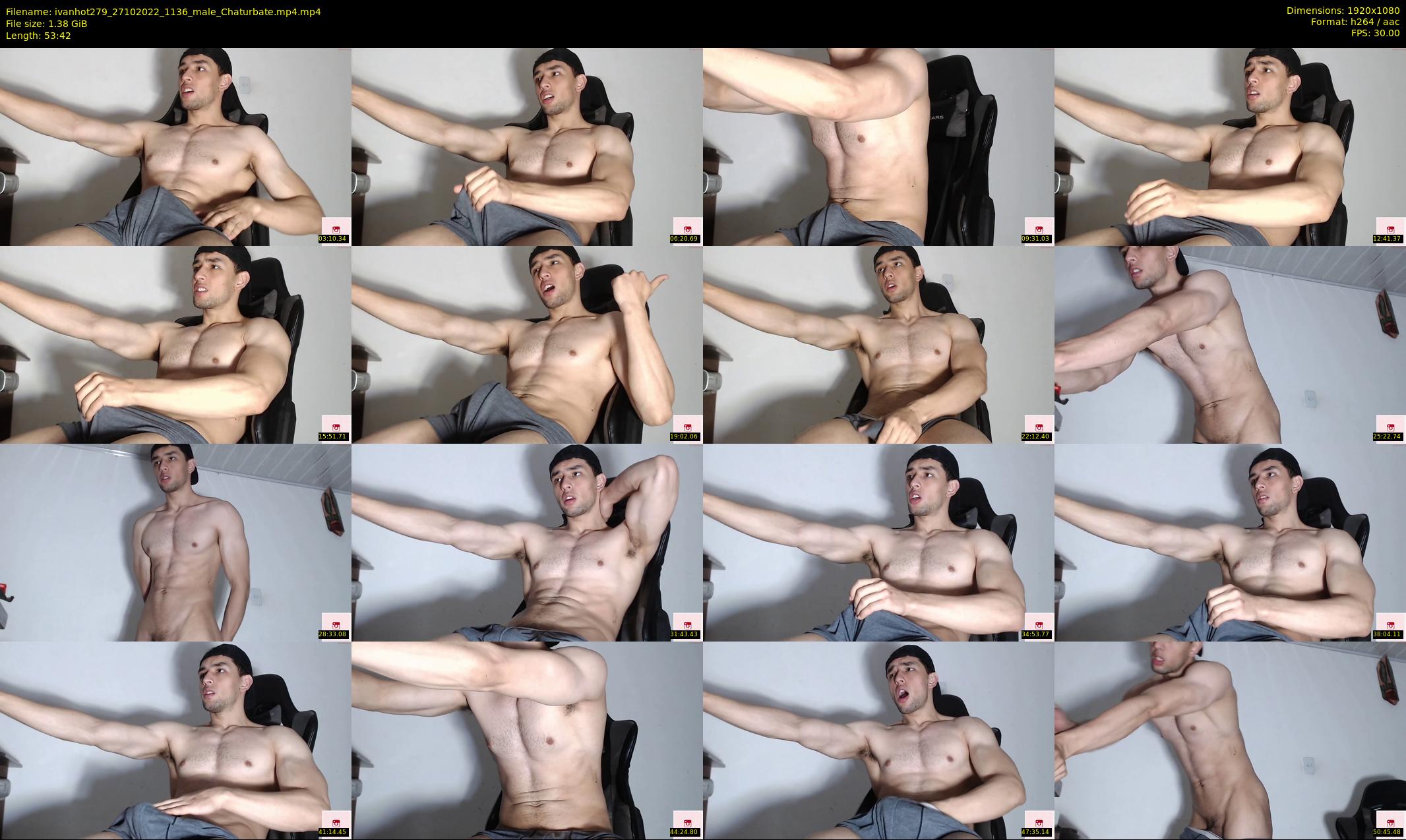 ivanhot279 — 54 minute Chaturbate male cam show recording, 1080p, Oct 27, 2022