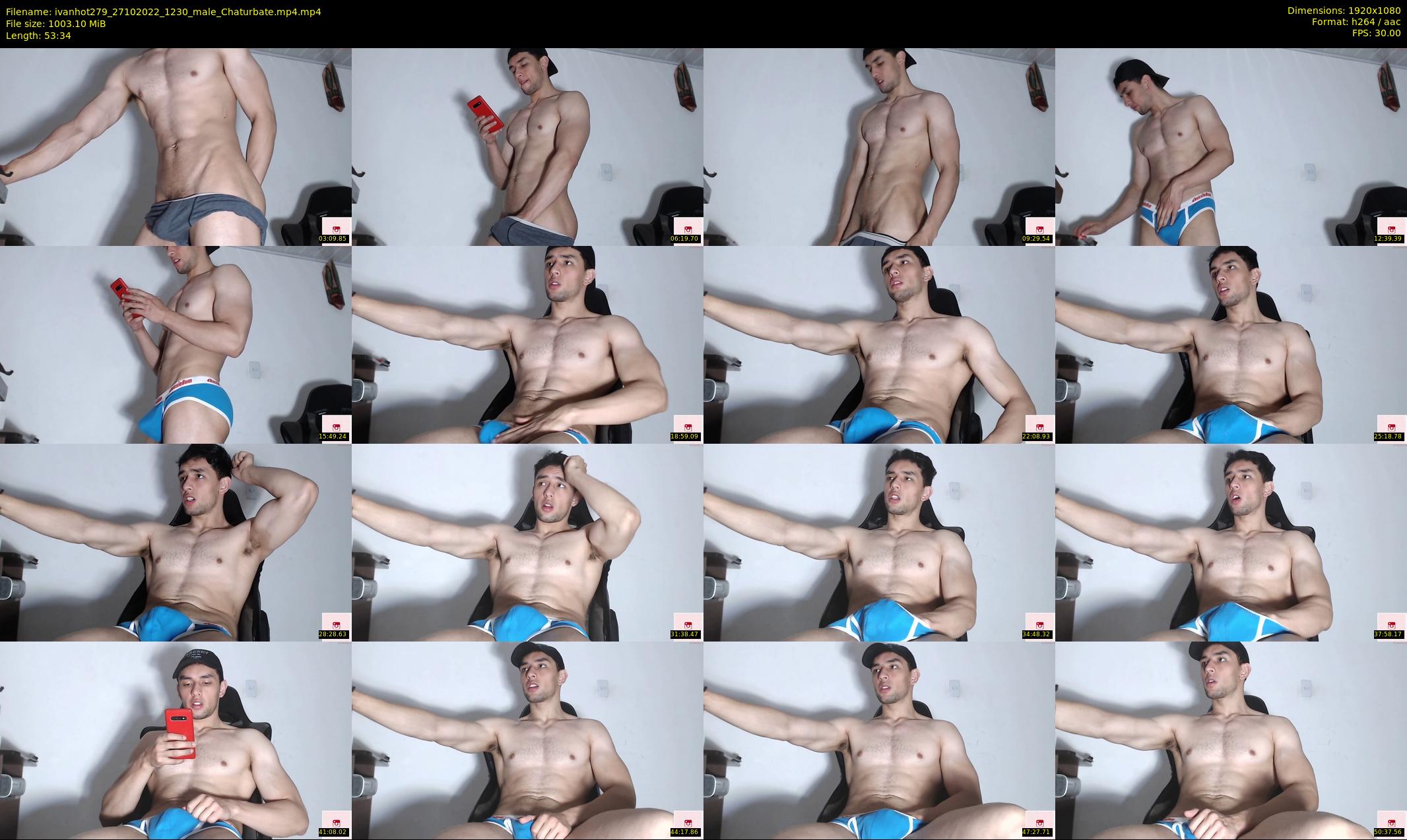 ivanhot279 — 54 minute Chaturbate male cam show recording, 1080p, Oct 27, 2022