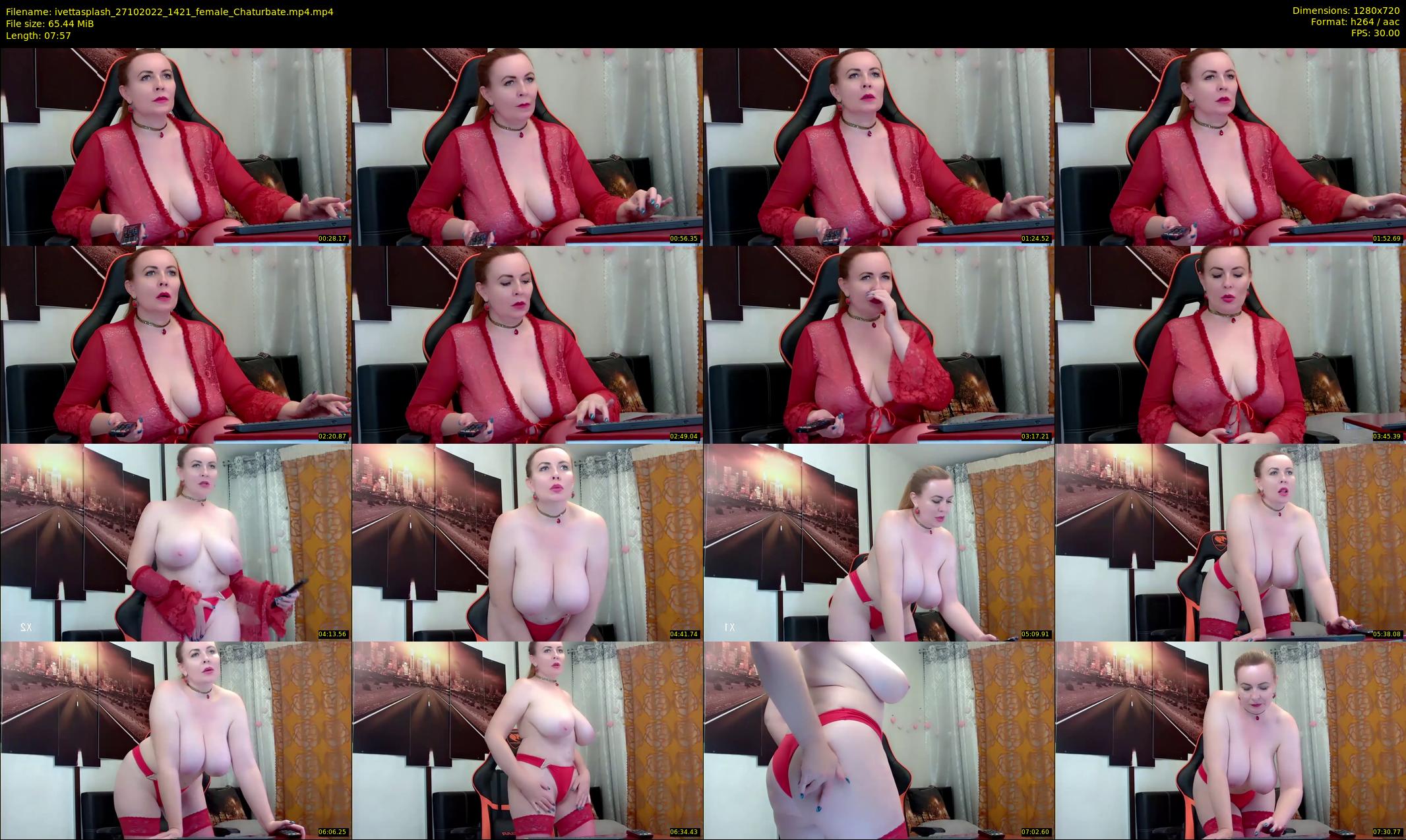 ivettasplash — 8 minute Chaturbate female cam show recording, 720p, Oct 27, 2022