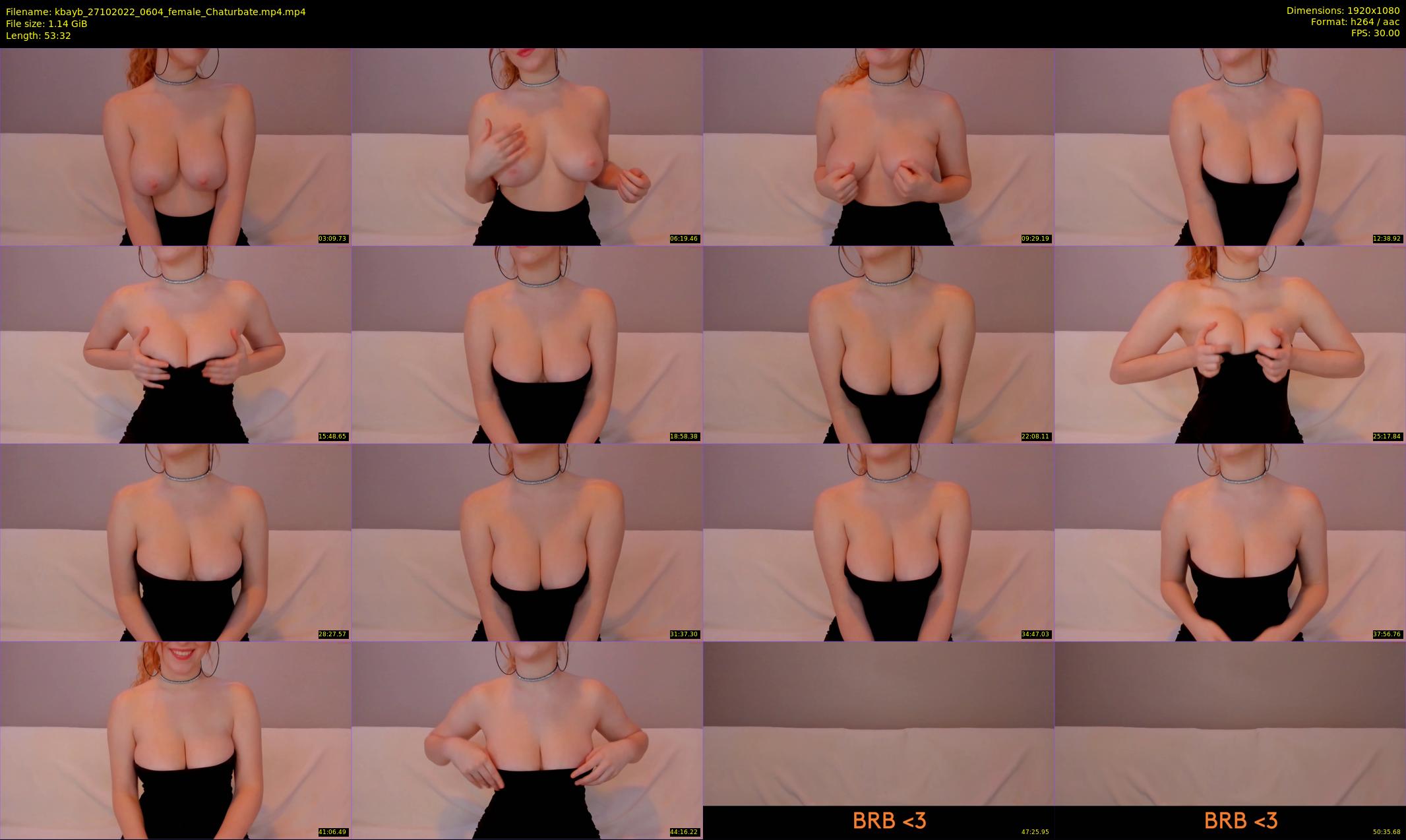 kbayb — 54 minute Chaturbate female cam show recording, 1080p, Oct 27, 2022