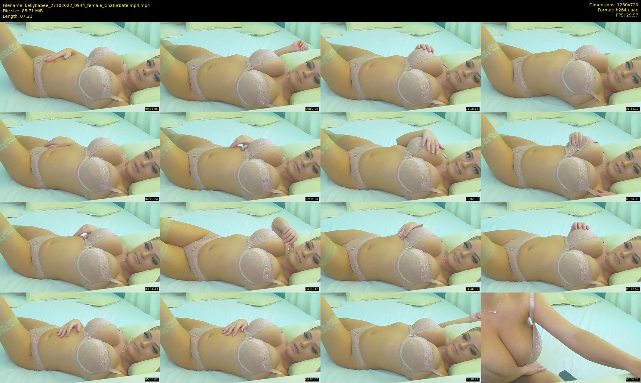 kellybabee — 8 minute Chaturbate female cam show recording, 720p, Oct 27, 2022