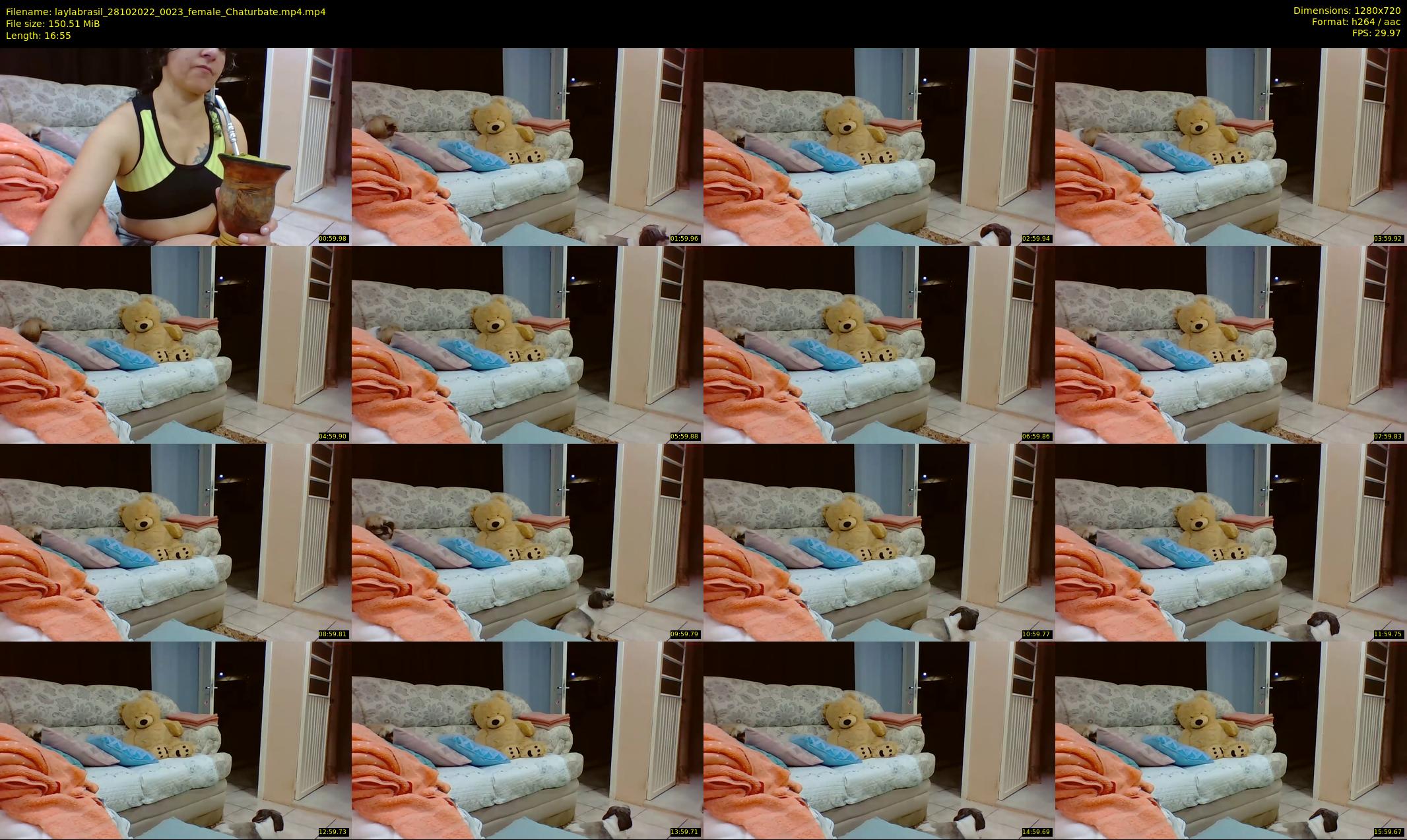 laylabrasil — 17 minute Chaturbate female cam show recording, 720p, Oct 28, 2022