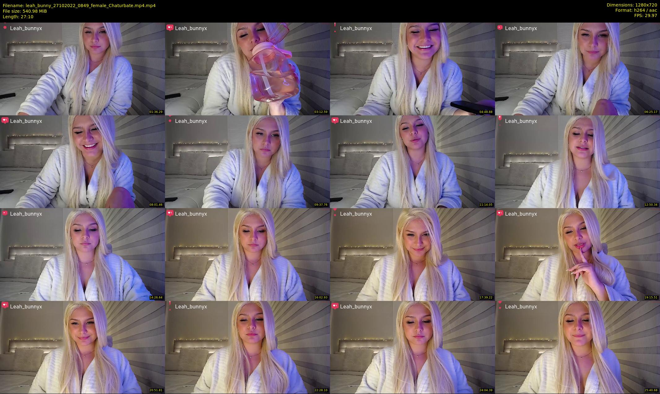 leah_bunny — 28 minute Chaturbate female cam show recording, 720p, Oct 27, 2022