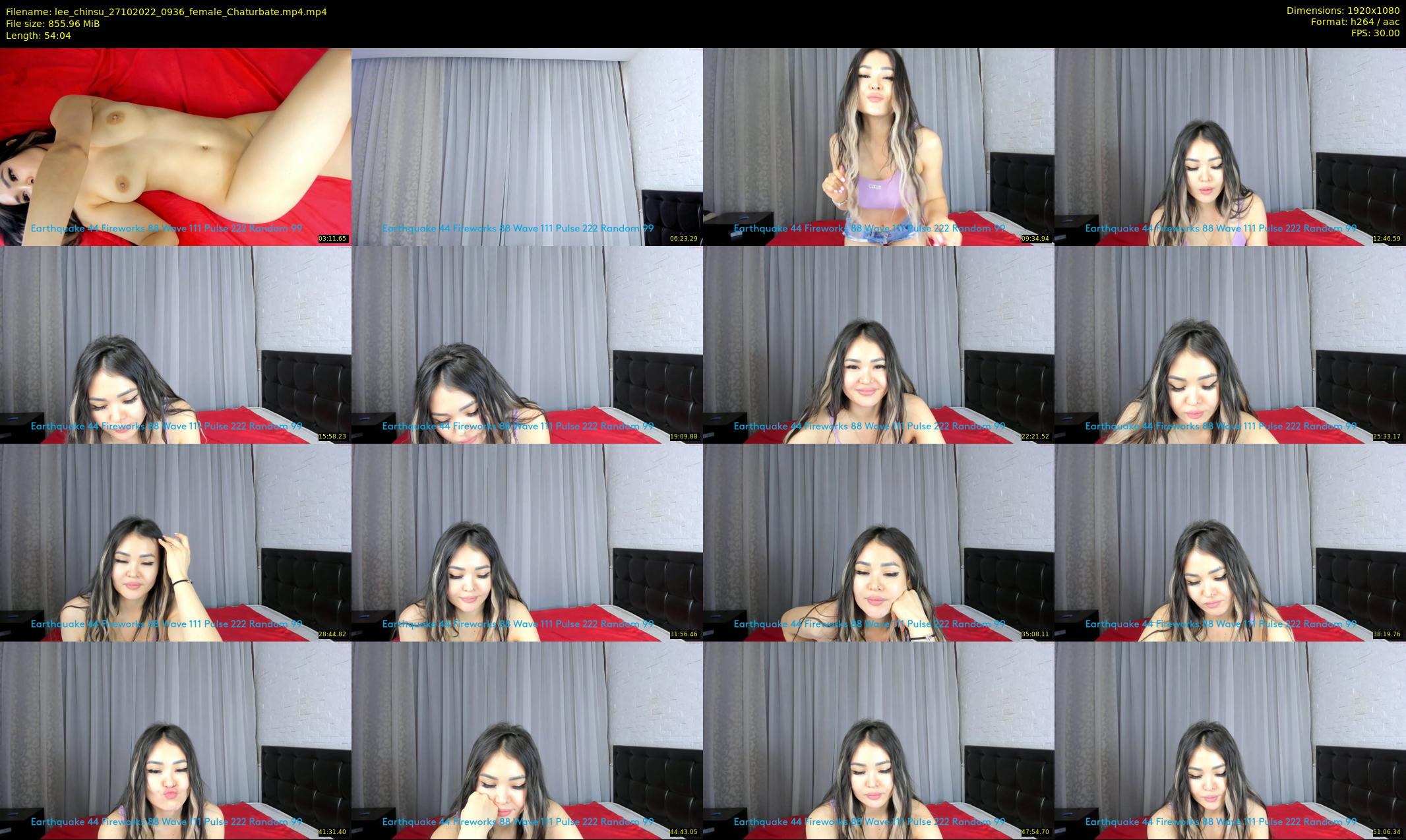 lee_chinsu — 55 minute Chaturbate female cam show recording, 1080p, Oct 27, 2022