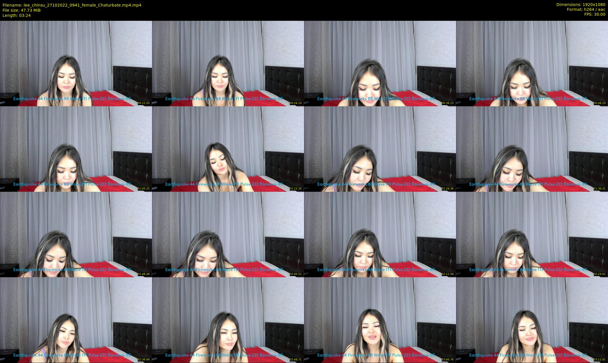 lee_chinsu — 4 minute Chaturbate female cam show recording, 1080p, Oct 27, 2022