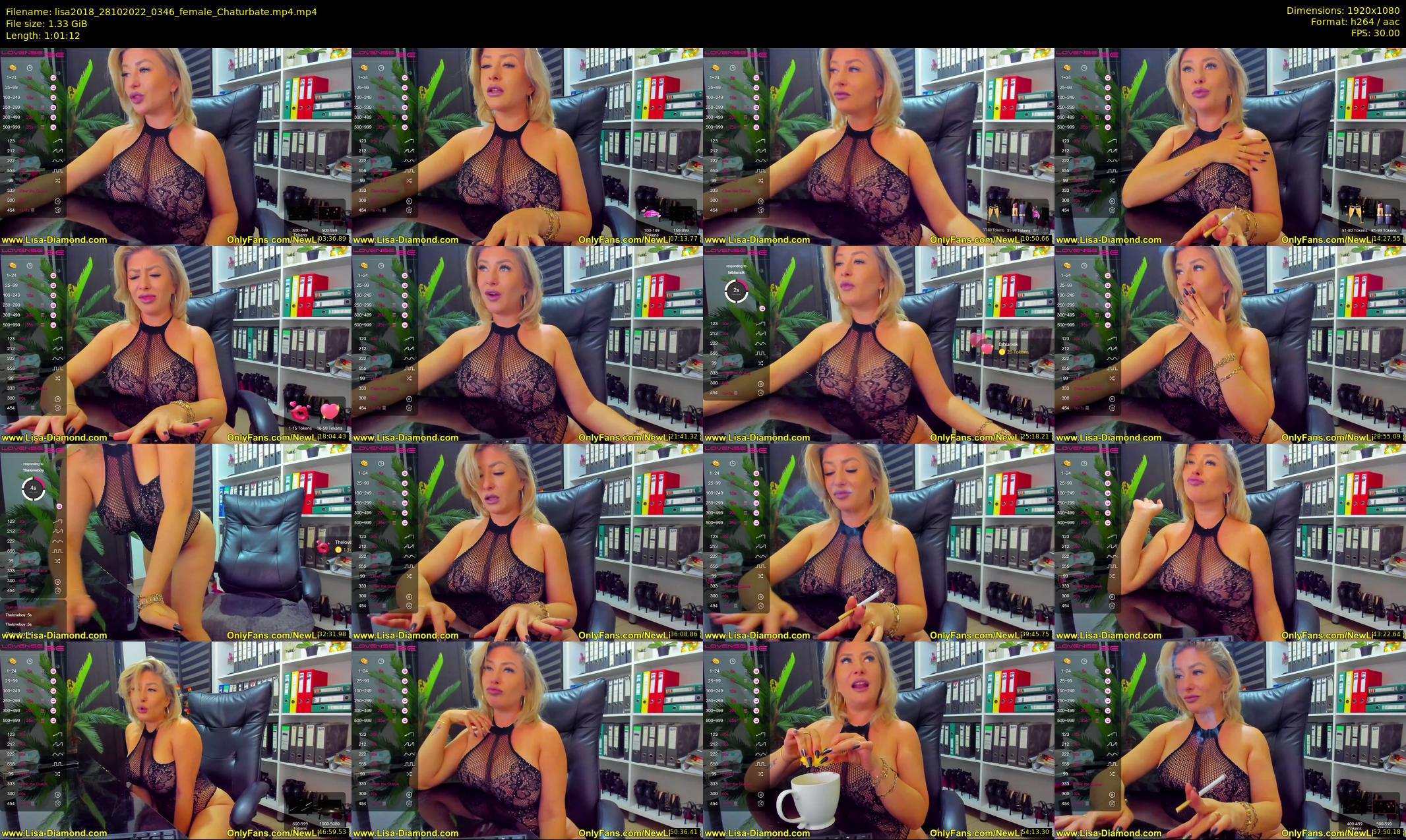 lisa2018 — 62 minute Chaturbate female cam show recording, 1080p, Oct 28, 2022
