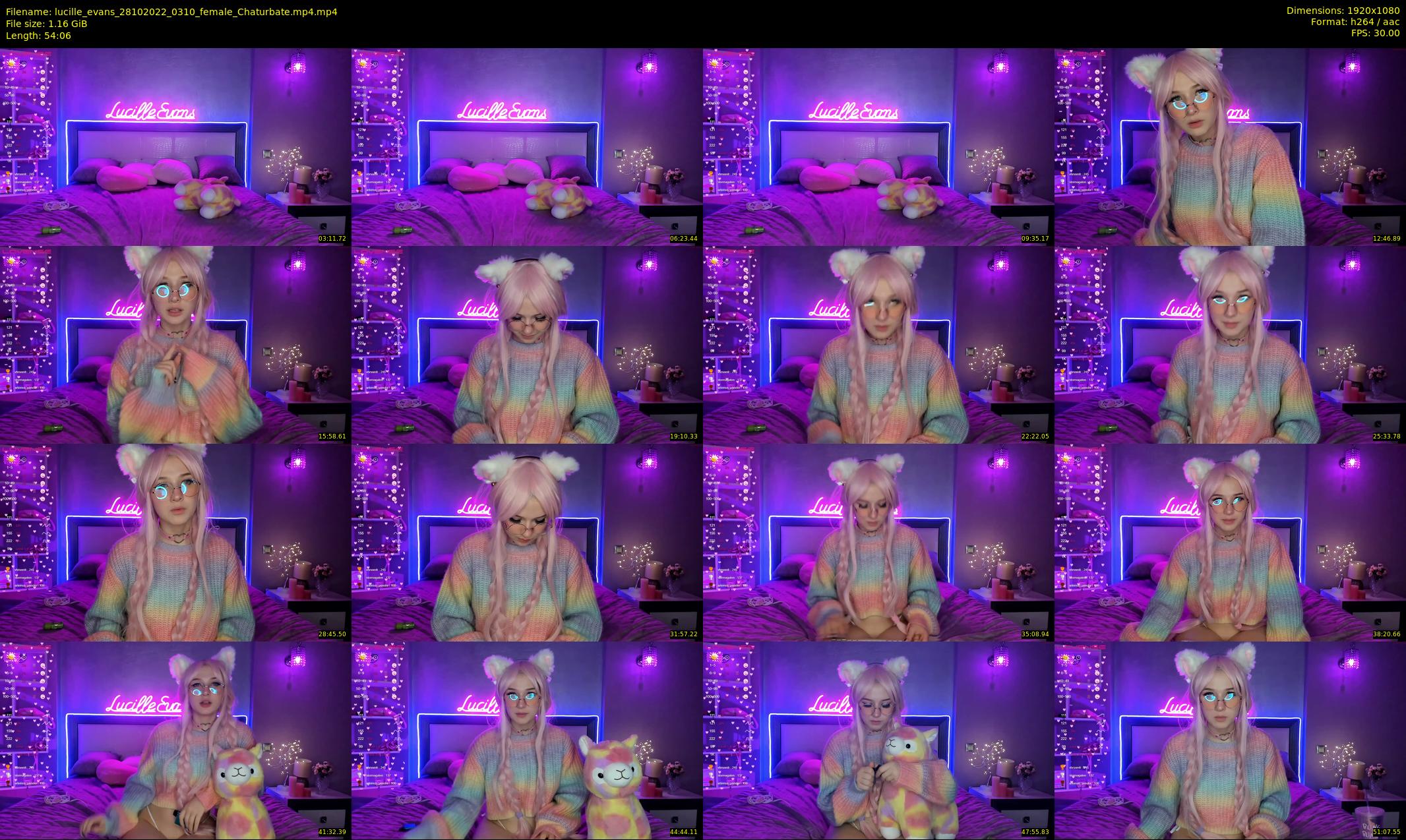 lucille_evans — 55 minute Chaturbate female cam show recording, 1080p, Oct 28, 2022