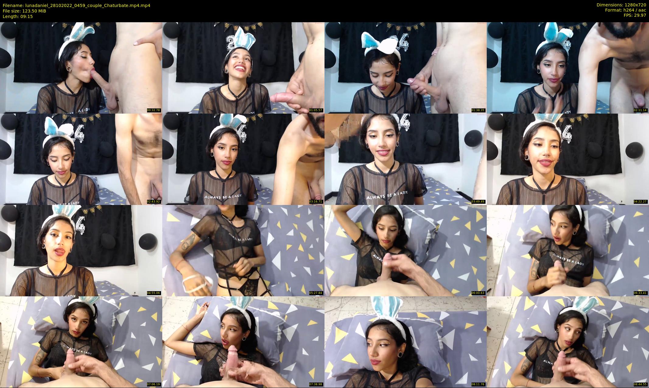 lunadaniel — 10 minute Chaturbate couple cam show recording, 720p, Oct 28, 2022