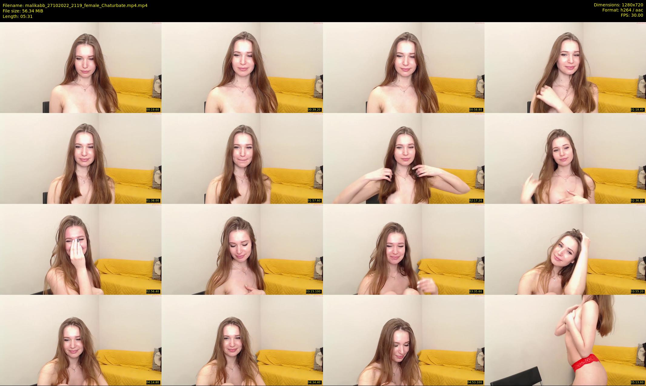 malikabb — 6 minute Chaturbate female cam show recording, 720p, Oct 27, 2022