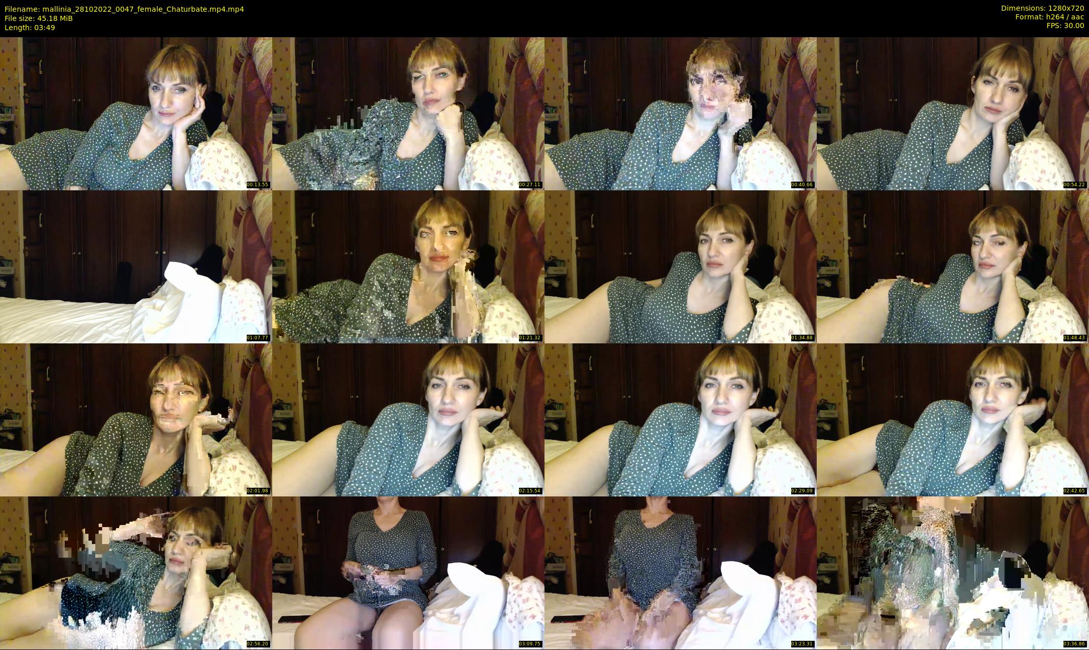 mallinia — 4 minute Chaturbate female cam show recording, 720p, Oct 28, 2022