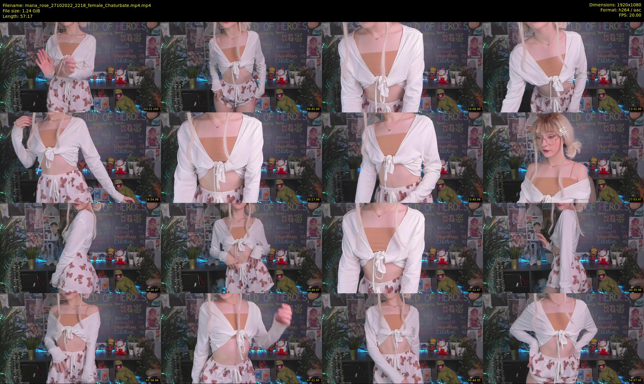 mana_rose — 58 minute Chaturbate female cam show recording, 1080p, Oct 27, 2022