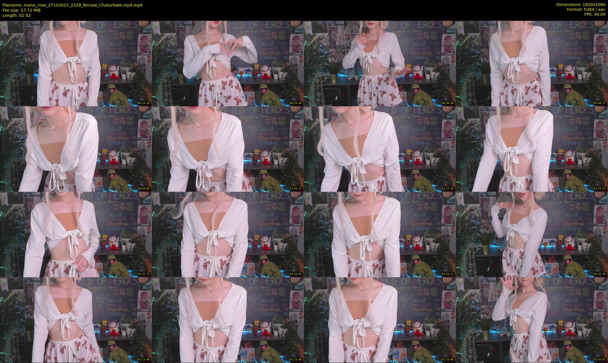 mana_rose — 3 minute Chaturbate female cam show recording, 1080p, Oct 27, 2022