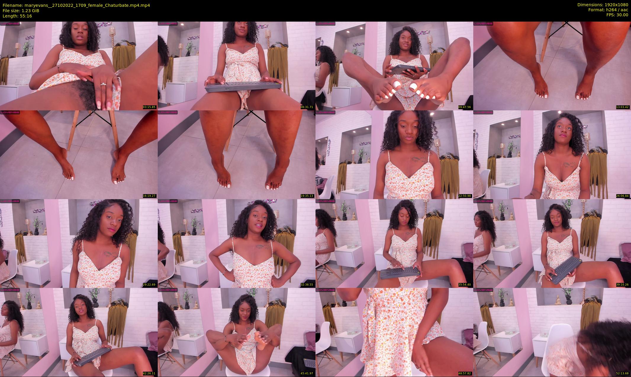 maryevans_ — 56 minute Chaturbate female cam show recording, 1080p, Oct 27, 2022
