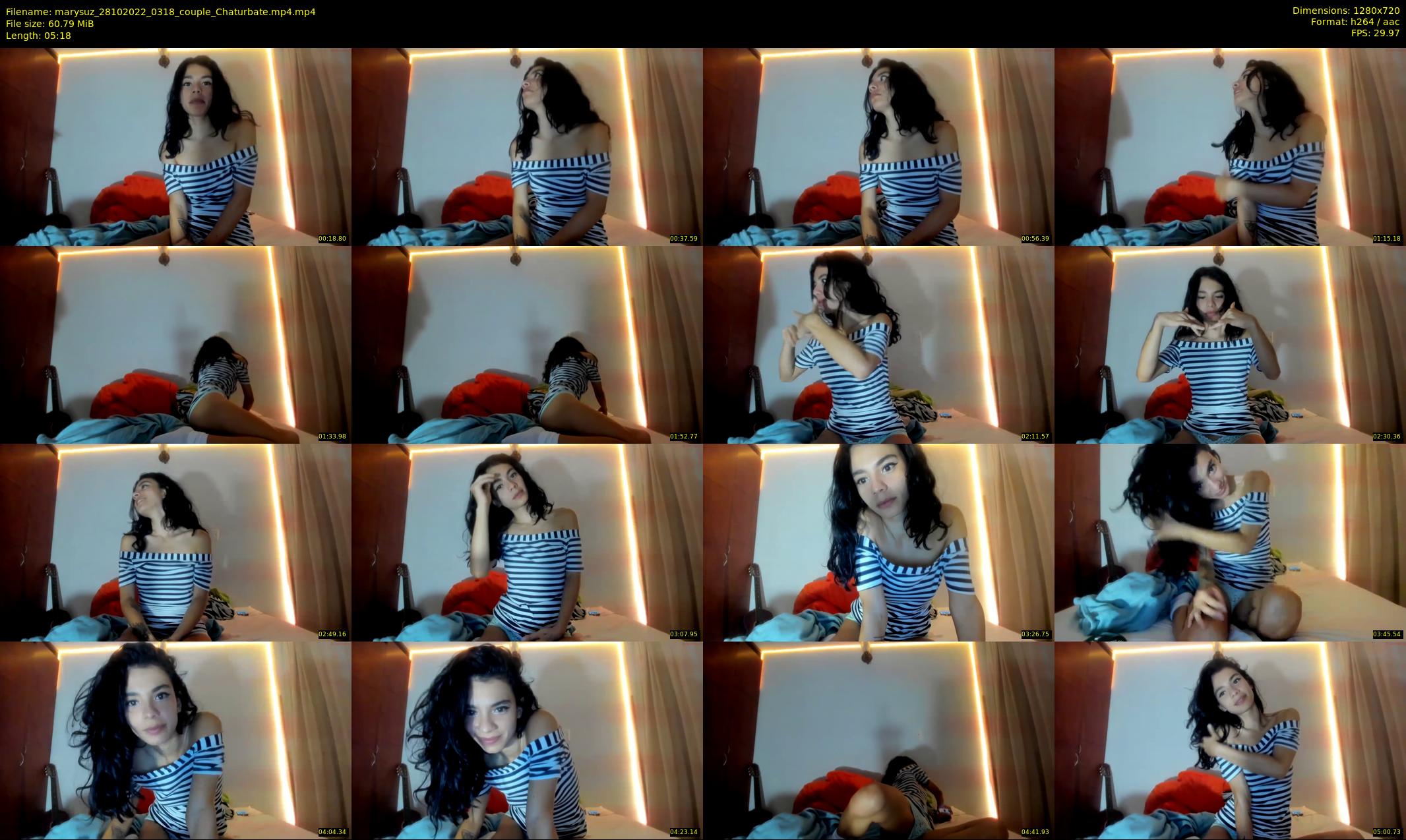 marysuz — 6 minute Chaturbate couple cam show recording, 720p, Oct 28, 2022