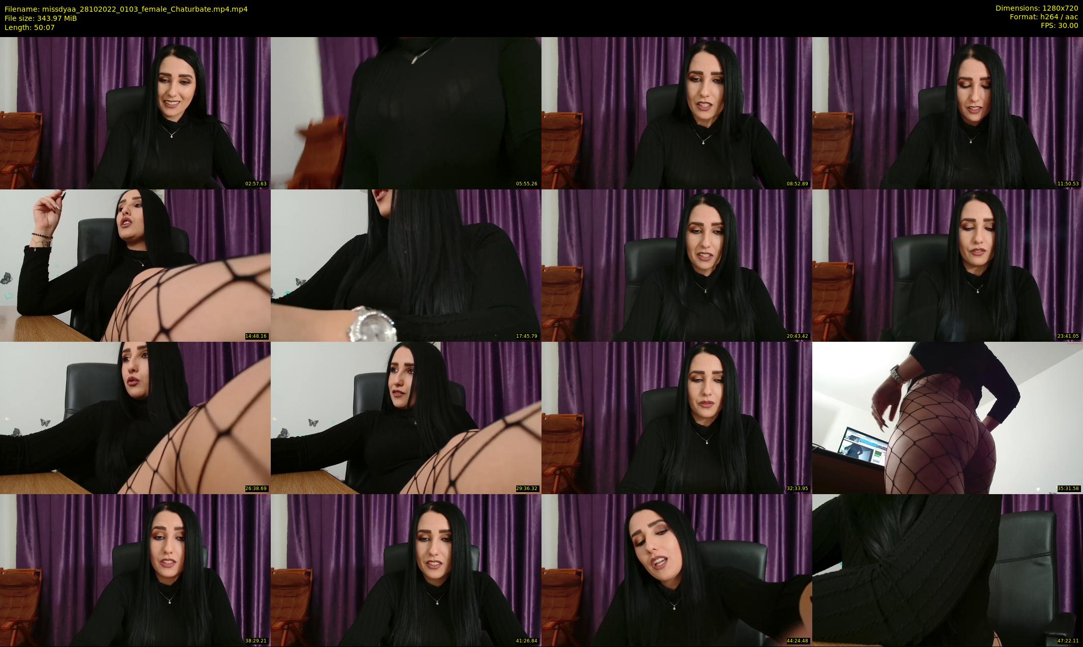 missdyaa — 51 minute Chaturbate female cam show recording, 720p, Oct 28, 2022