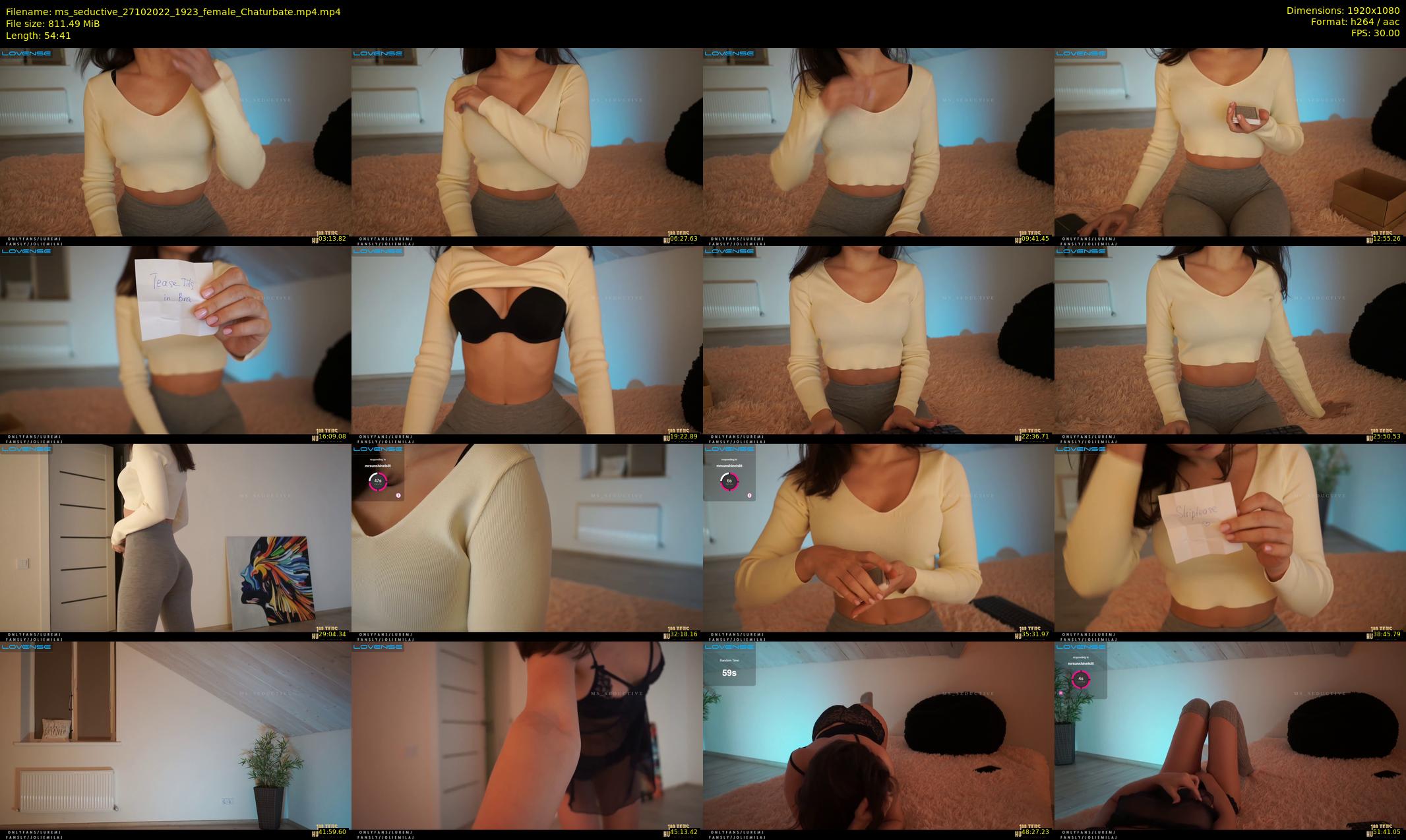 ms_seductive — 55 minute Chaturbate female cam show recording, 1080p, Oct 27, 2022