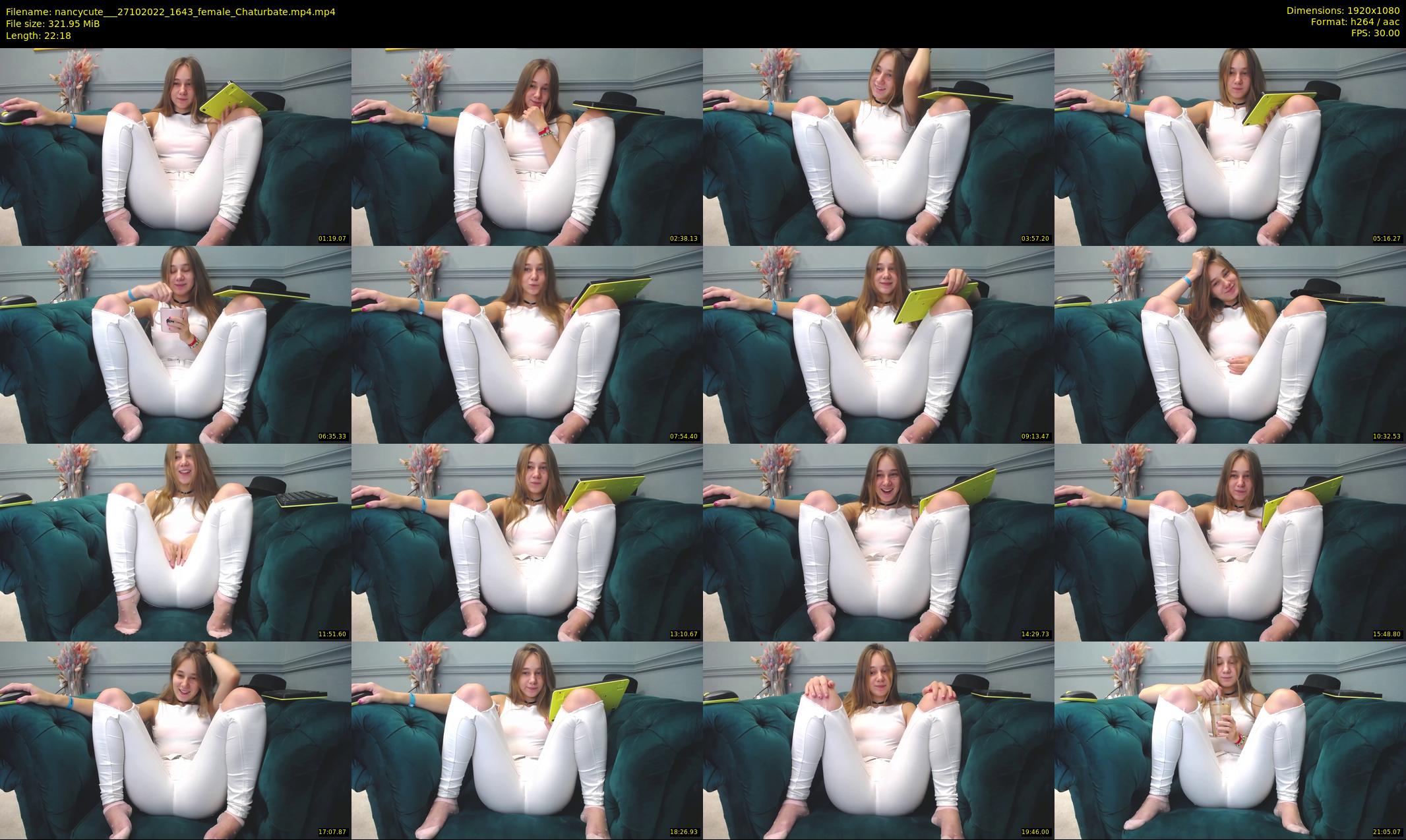 nancycute__ — 23 minute Chaturbate female cam show recording, 1080p, Oct 27, 2022