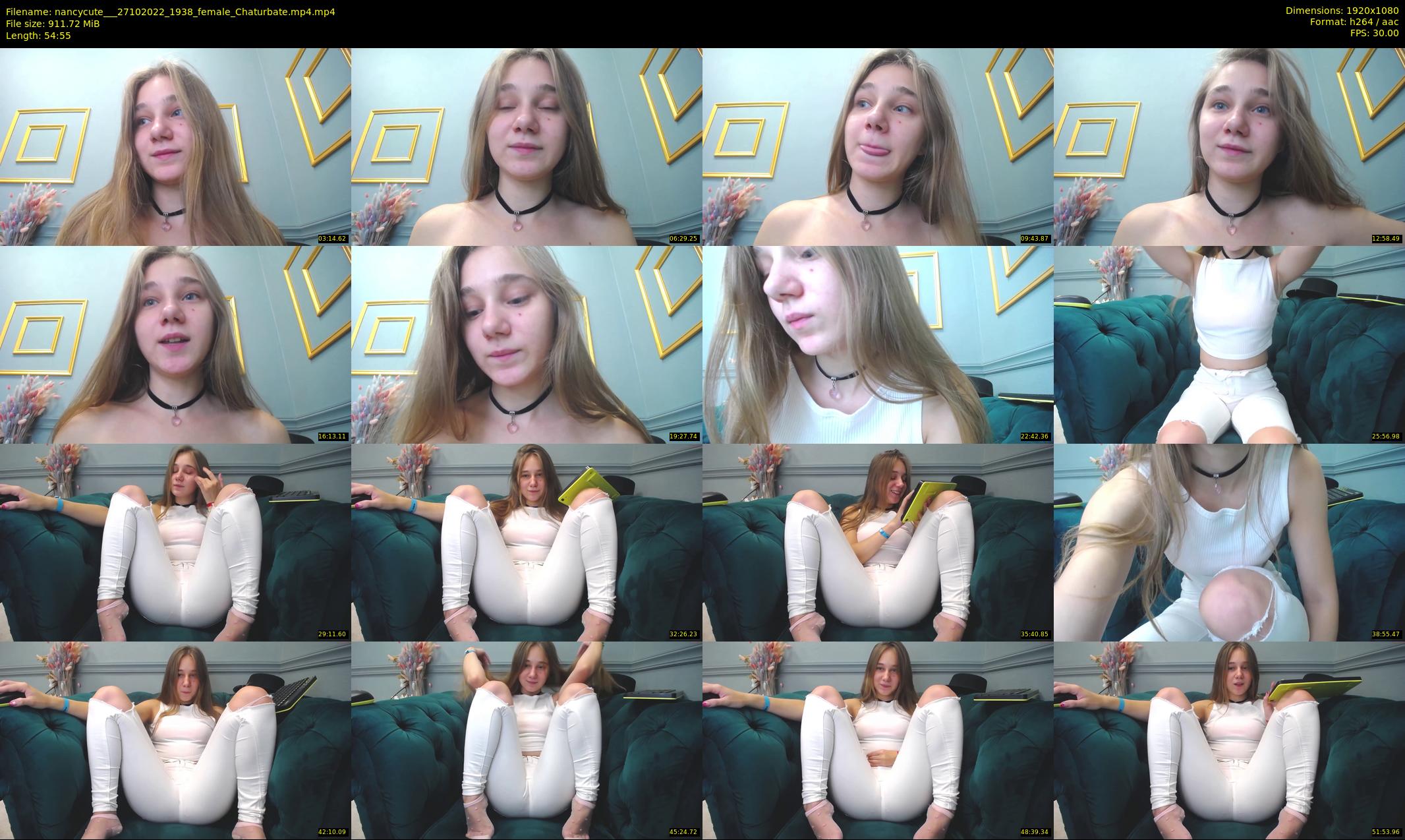 nancycute__ — 55 minute Chaturbate female cam show recording, 1080p, Oct 27, 2022