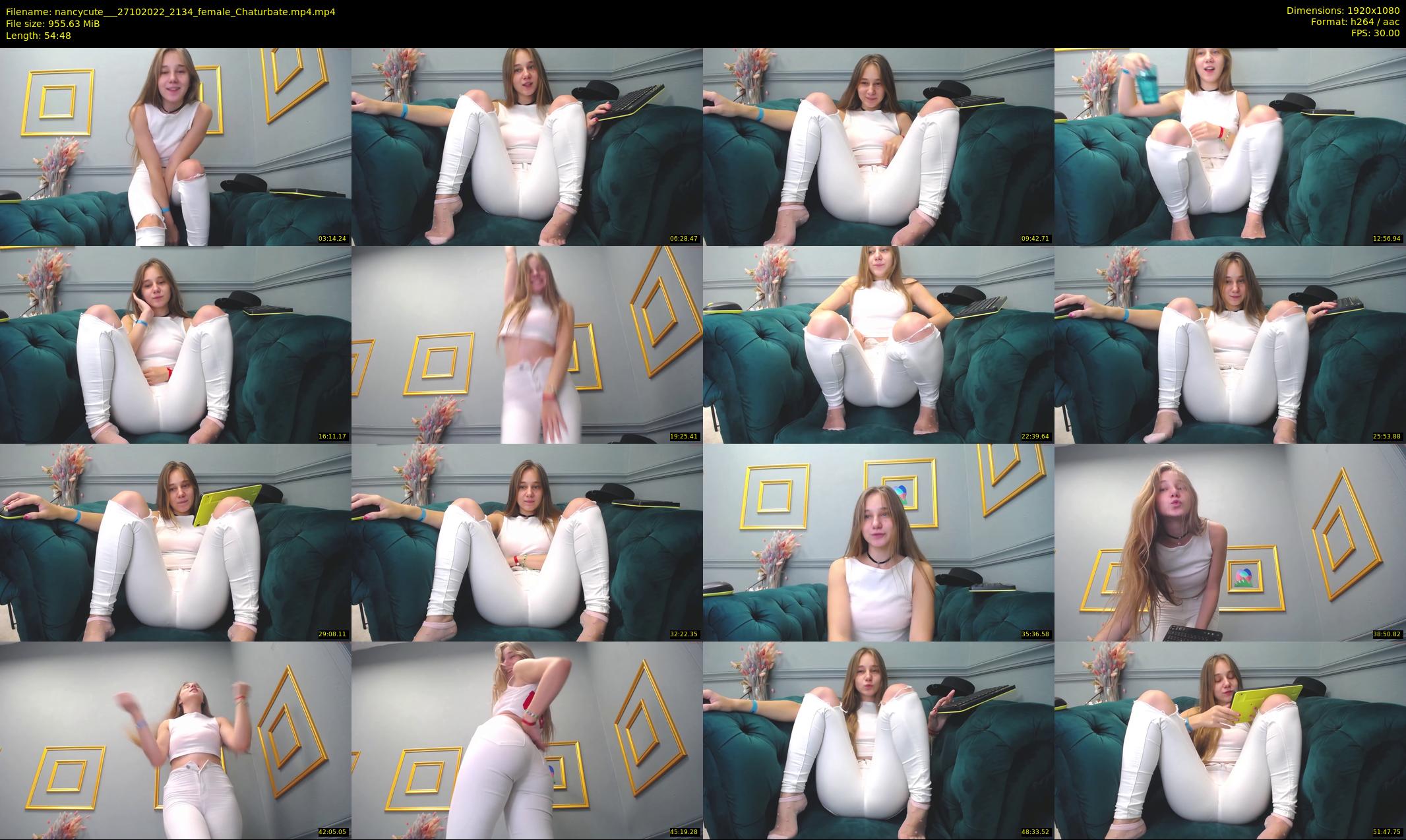 nancycute__ — 55 minute Chaturbate female cam show recording, 1080p, Oct 27, 2022