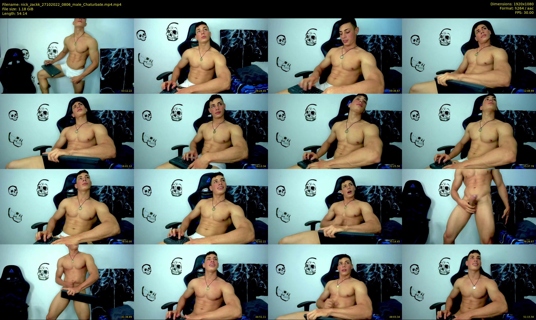 nick_zackk — 55 minute Chaturbate male cam show recording, 1080p, Oct 27, 2022