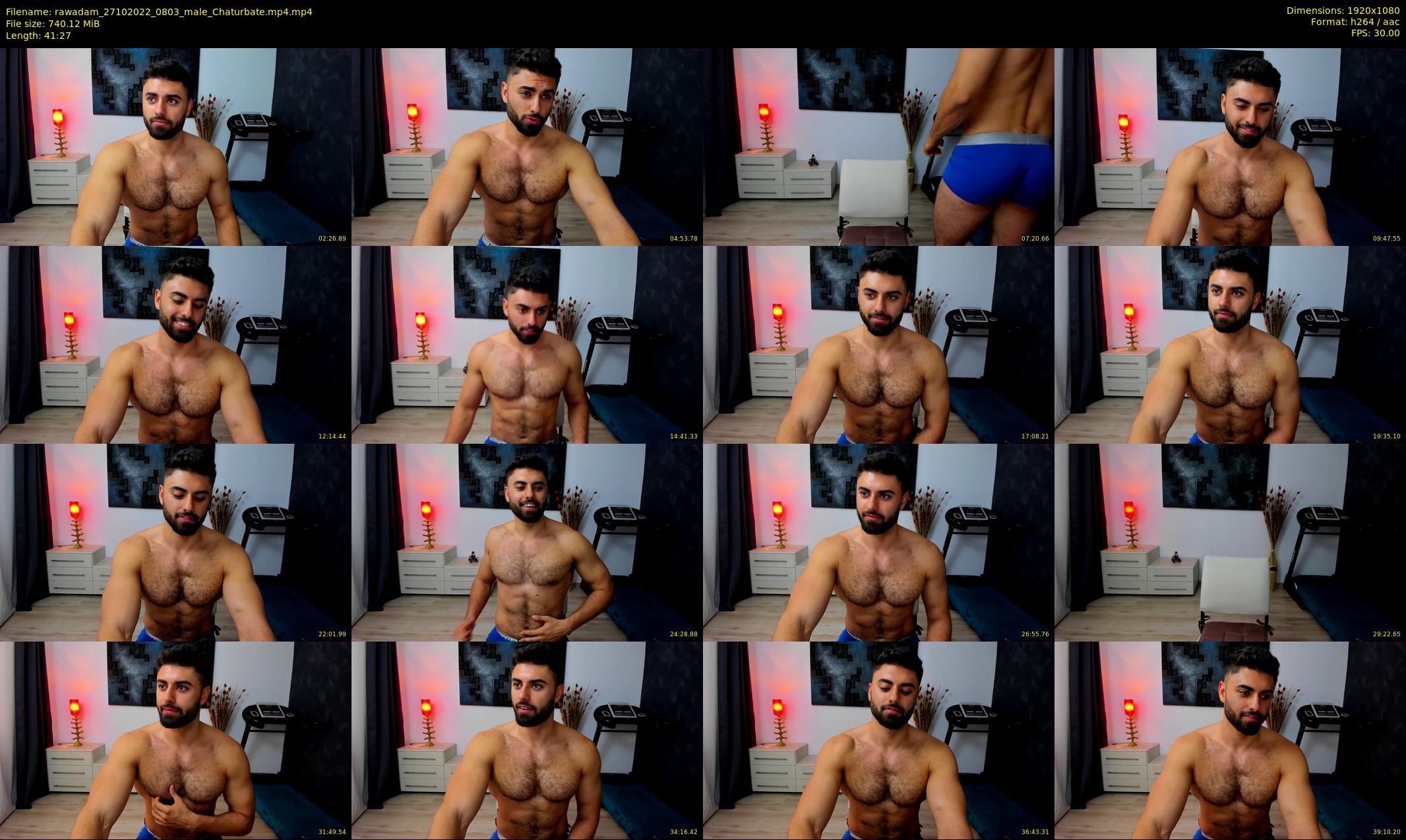 rawadam — 42 minute Chaturbate male cam show recording, 1080p, Oct 27, 2022