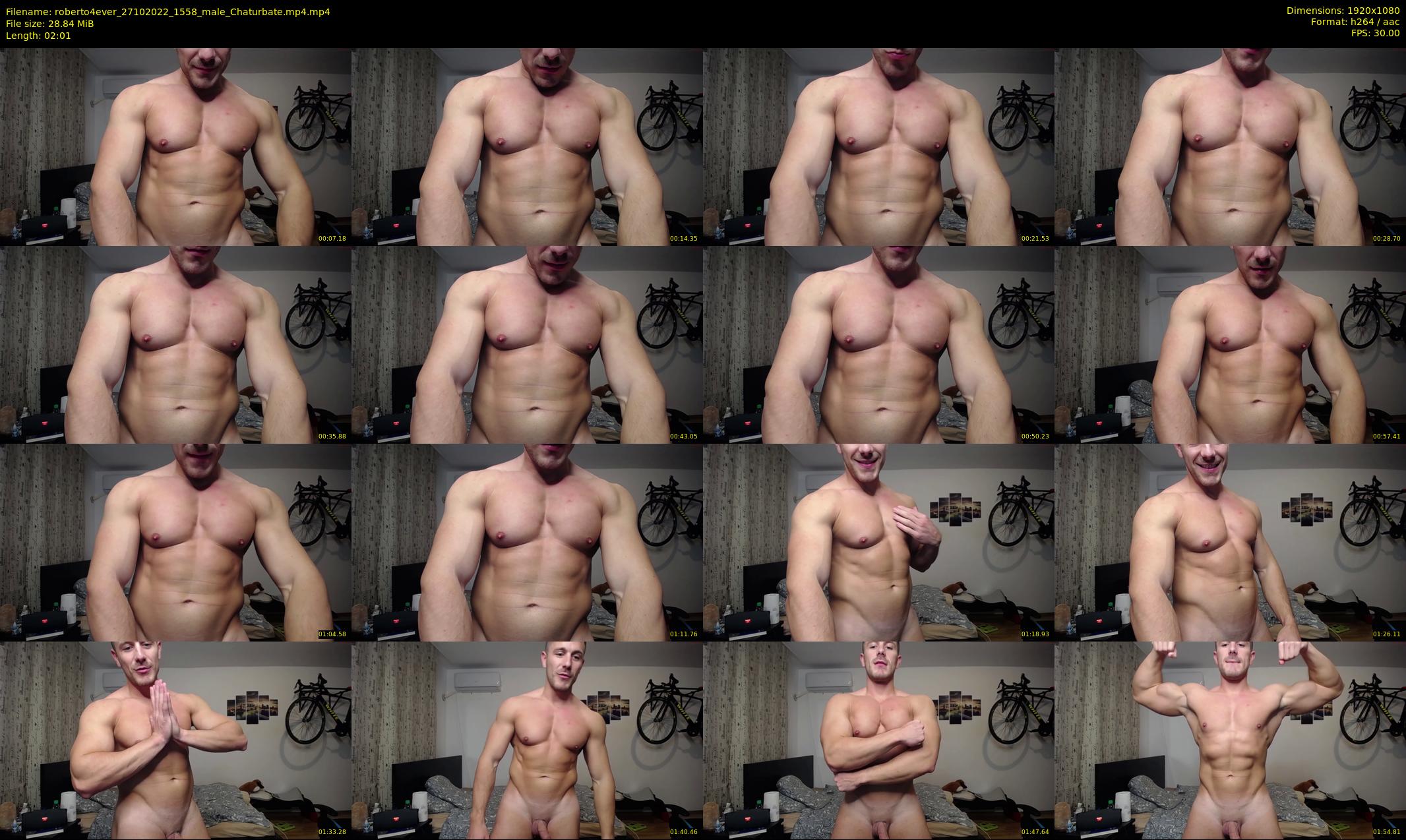 roberto4ever — 3 minute Chaturbate male cam show recording, 1080p, Oct 27, 2022