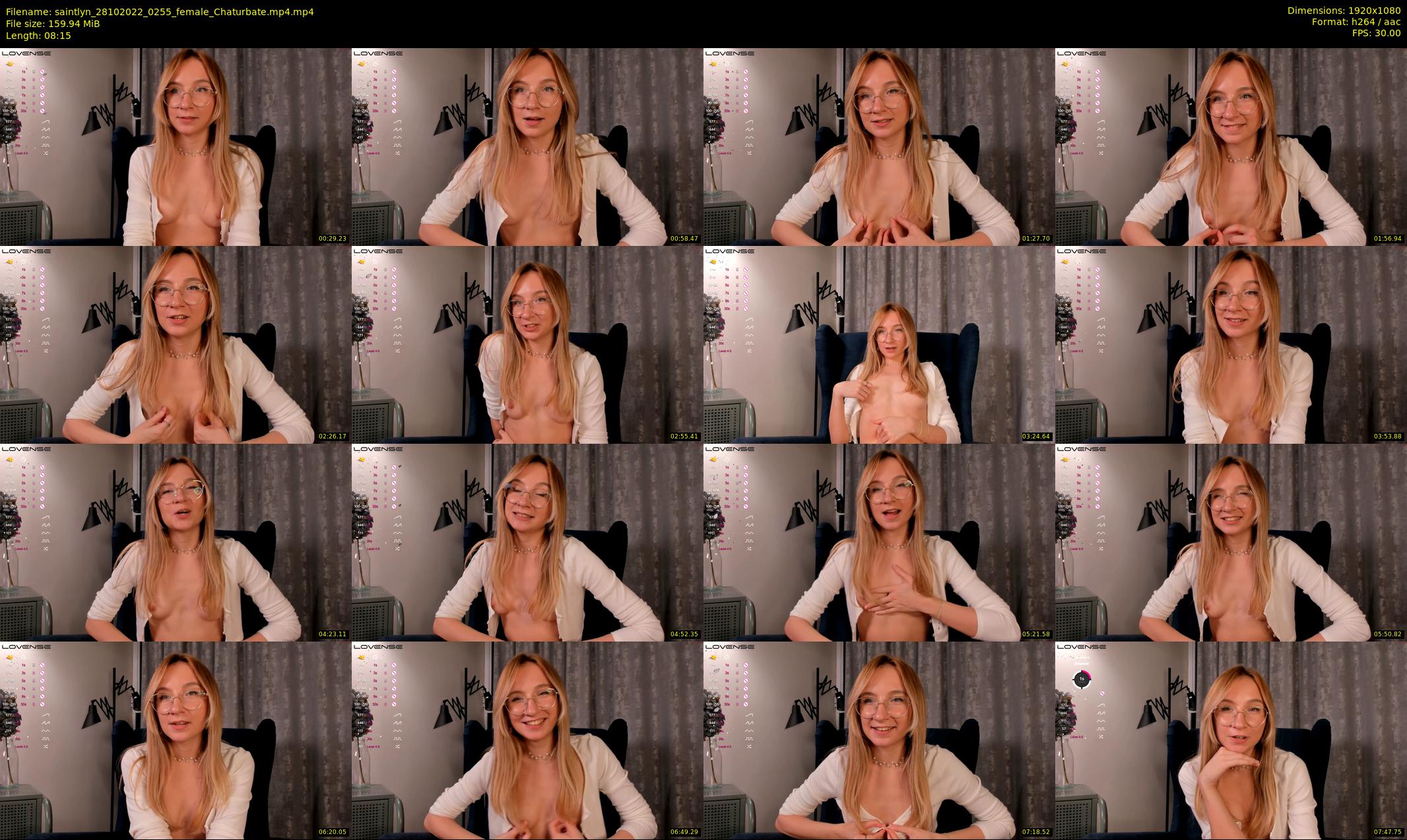 saintlyn — 9 minute Chaturbate female cam show recording, 1080p, Oct 28, 2022