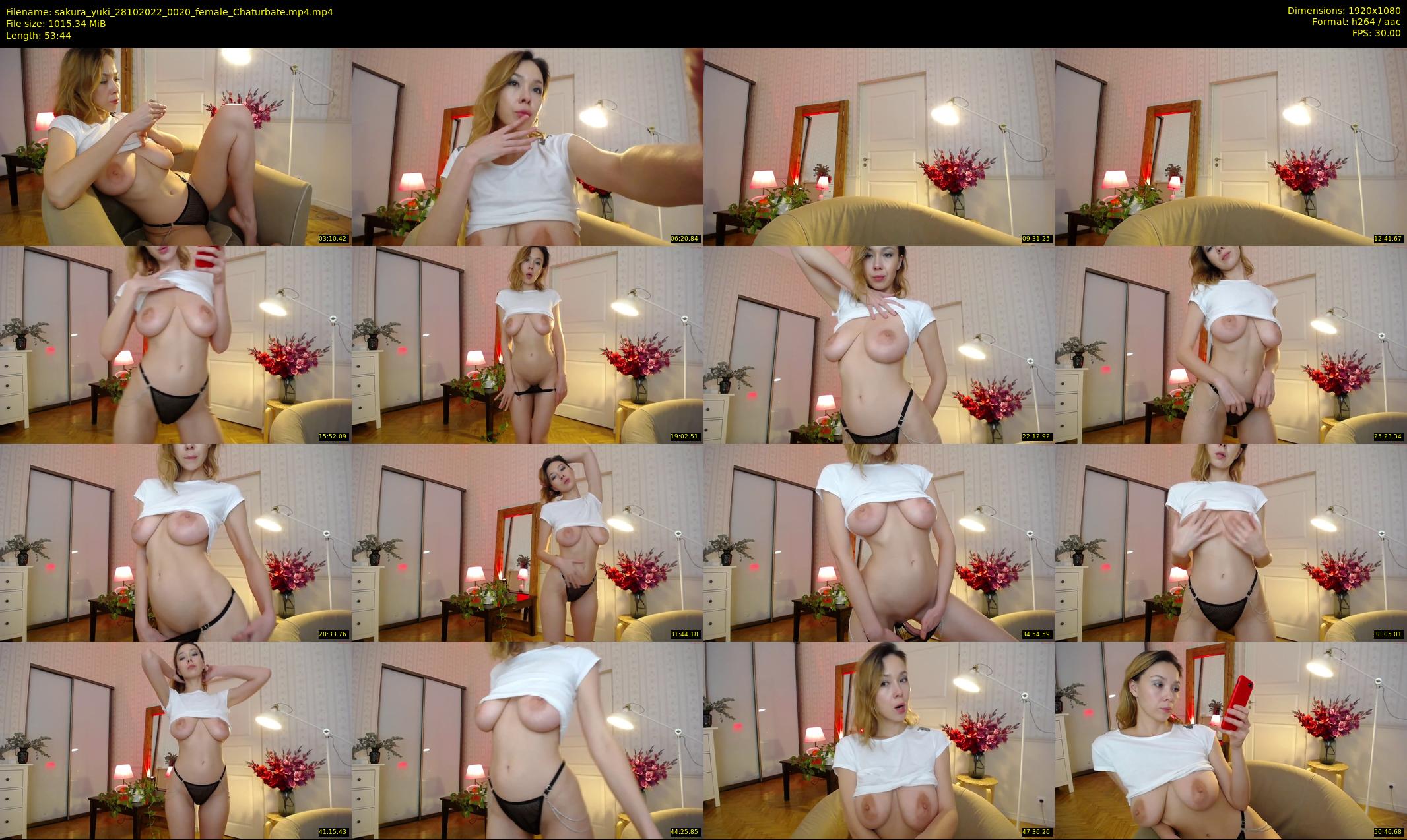 sakura_yuki — 54 minute Chaturbate female cam show recording, 1080p, Oct 28, 2022