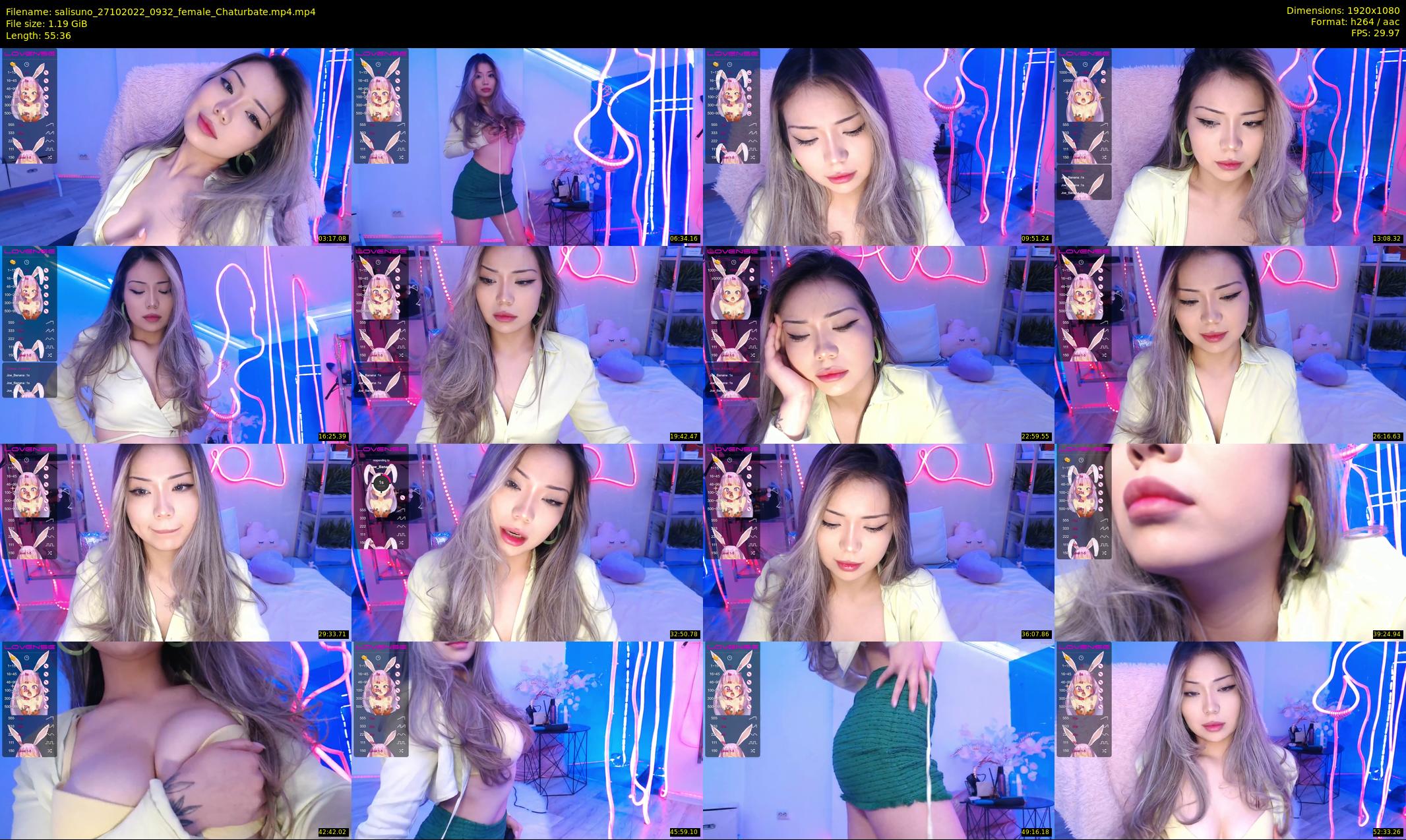 salisuno — 56 minute Chaturbate female cam show recording, 1080p, Oct 27, 2022