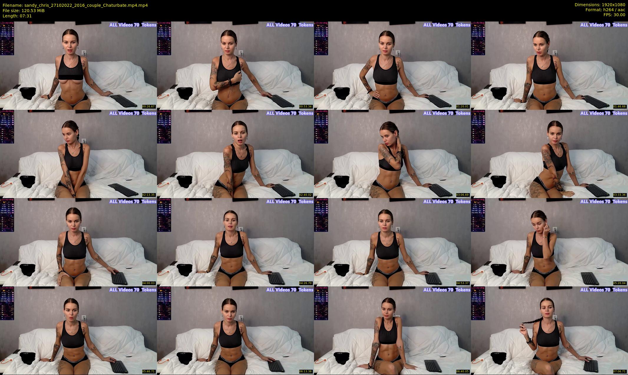 sandy_chris — 8 minute Chaturbate couple cam show recording, 1080p, Oct 27, 2022