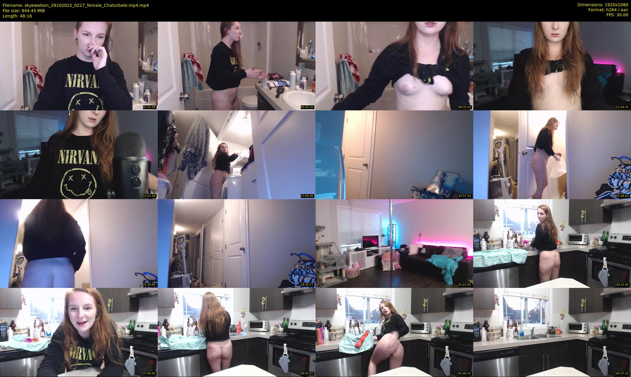 skyewatson — 49 minute Chaturbate female cam show recording, 1080p, Oct 28, 2022