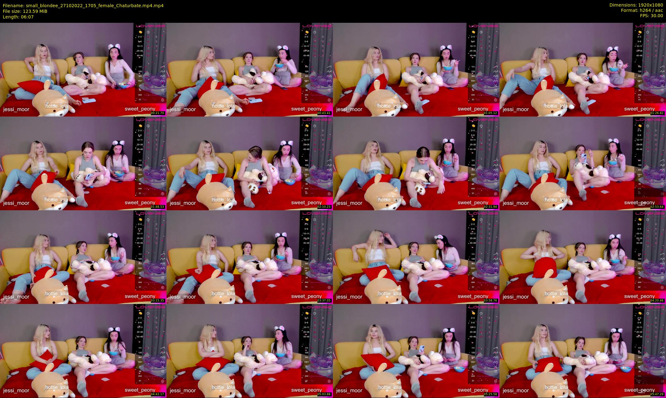 small_blondee — 7 minute Chaturbate female cam show recording, 1080p, Oct 27, 2022